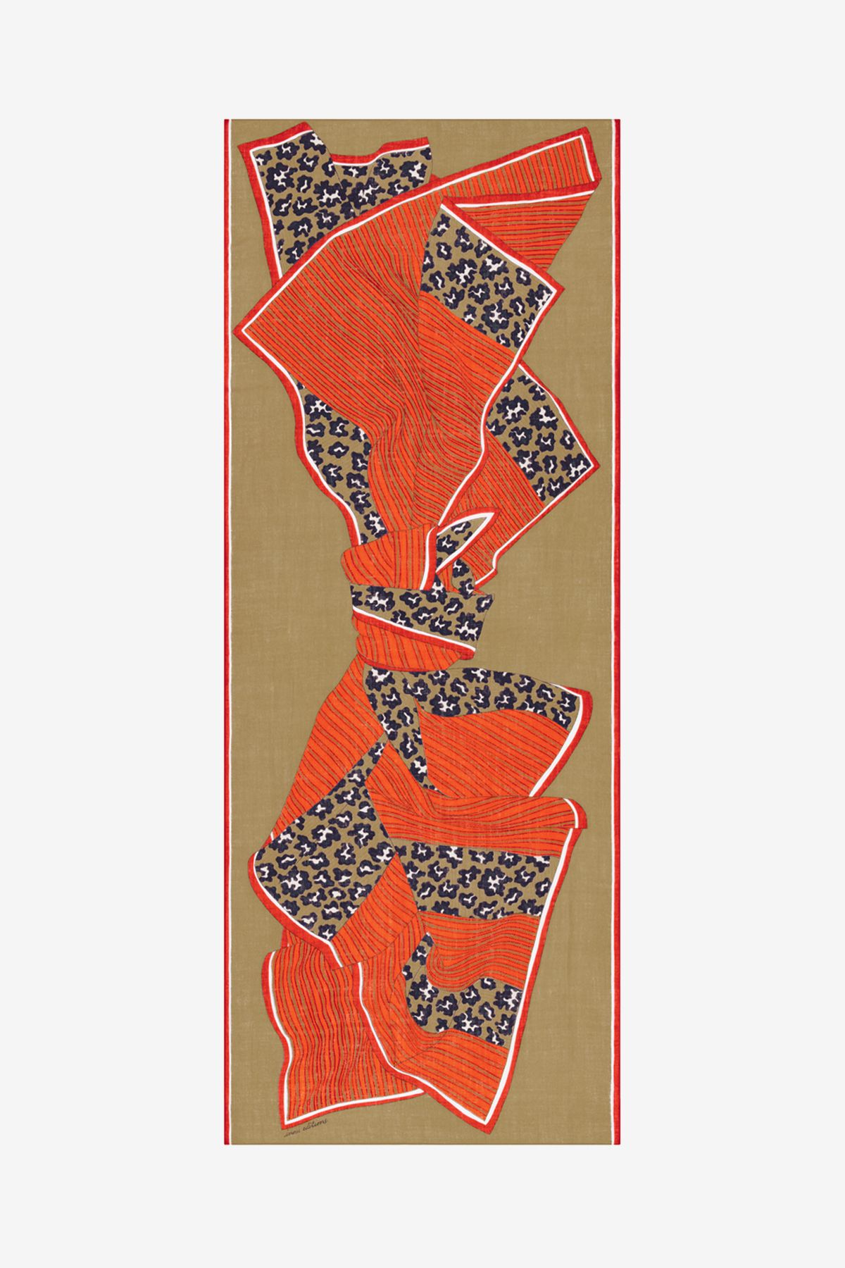 Schal 70 - Lov - Orange
