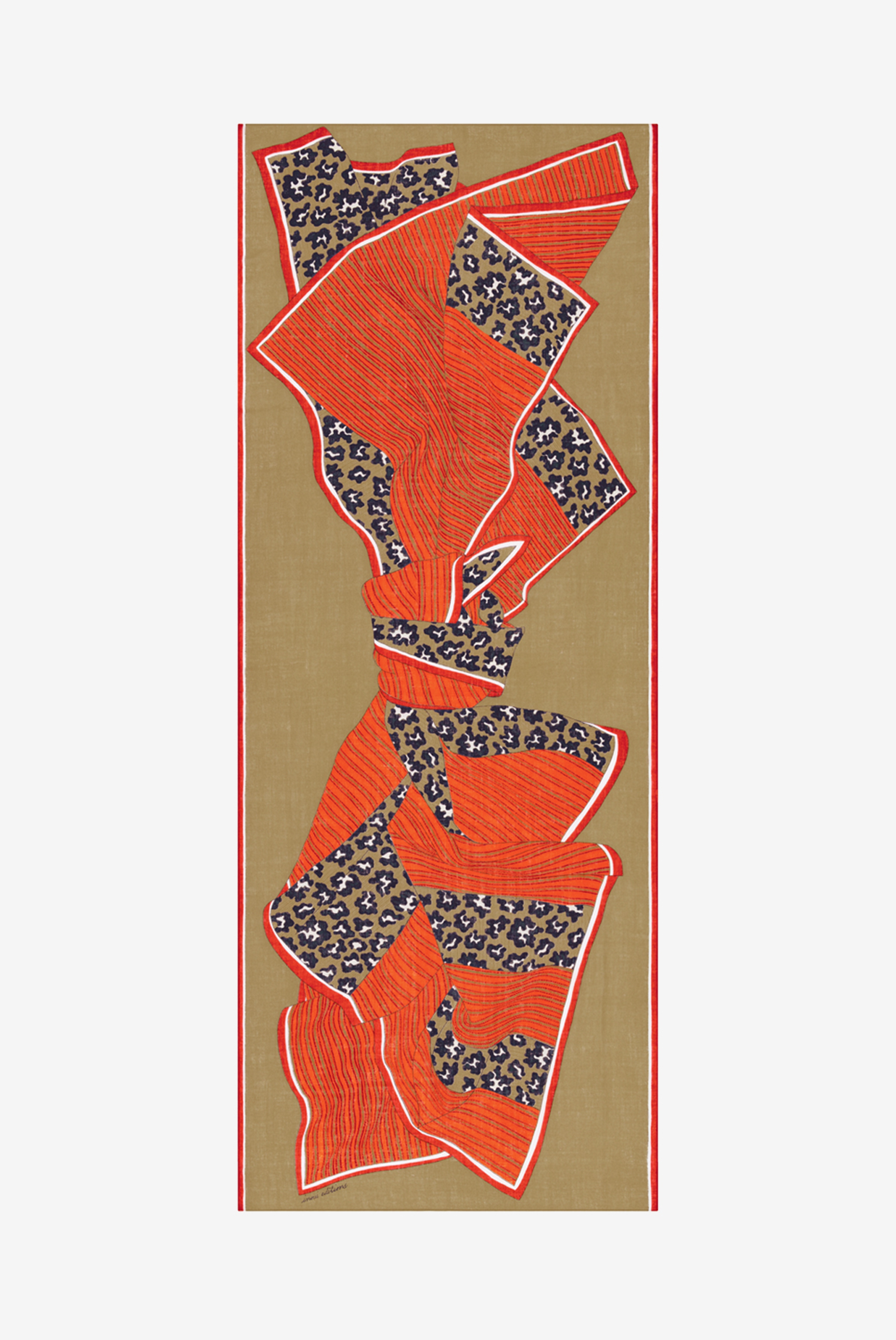 Schal 70 - Lov - Orange