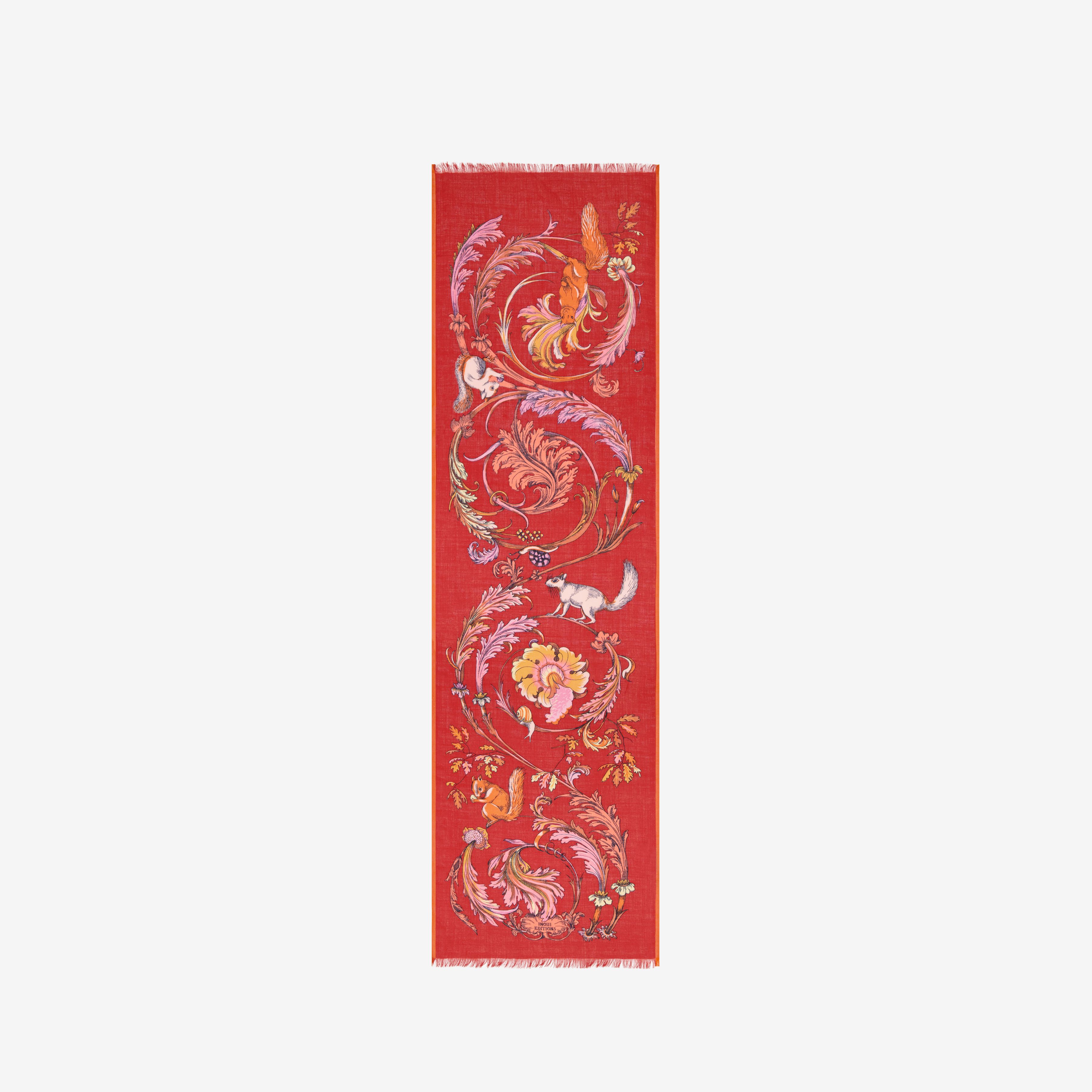 Bufanda 55 - Rococo - Rojo