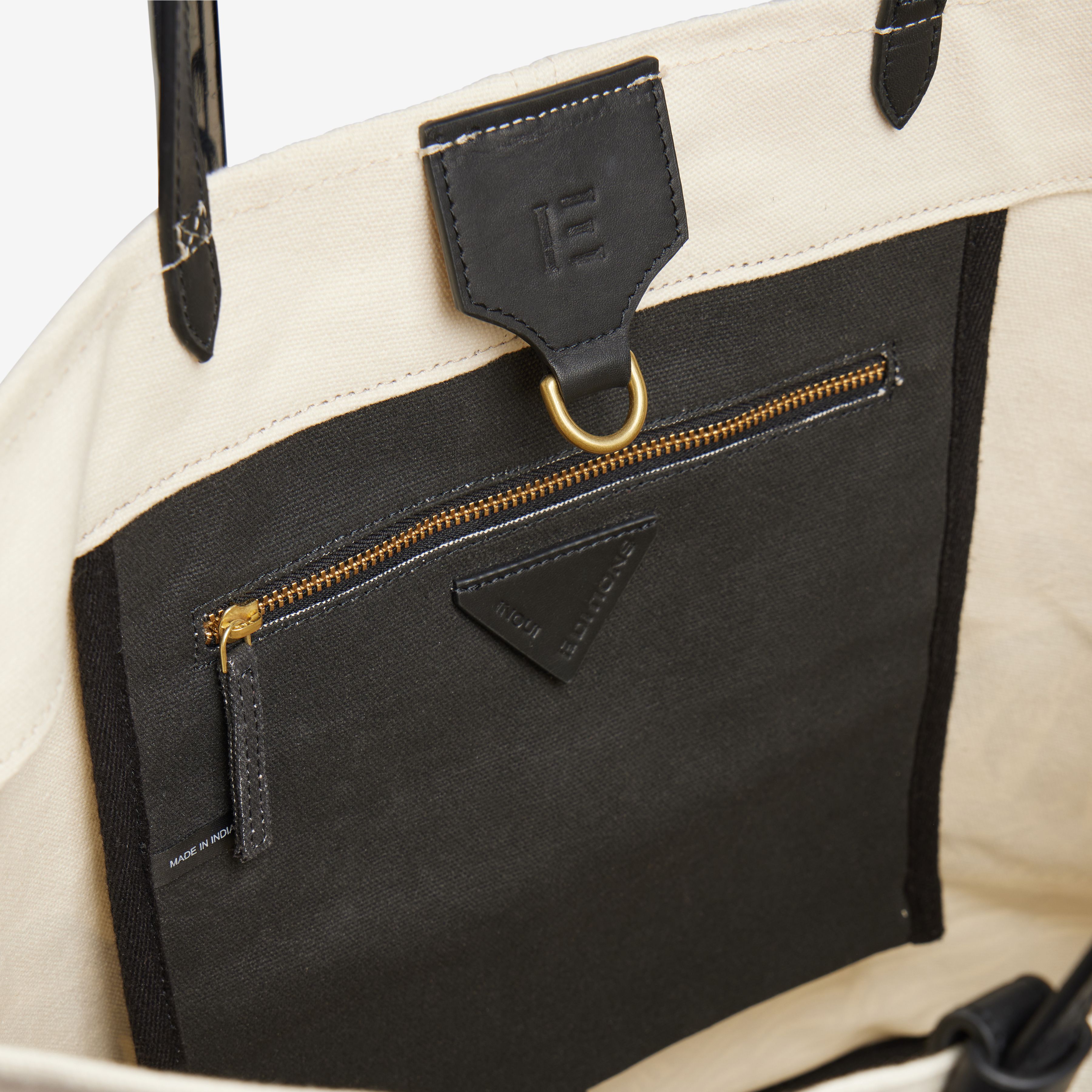Soft Shopping Bag - Dromadaire et Poulpe - Black And White