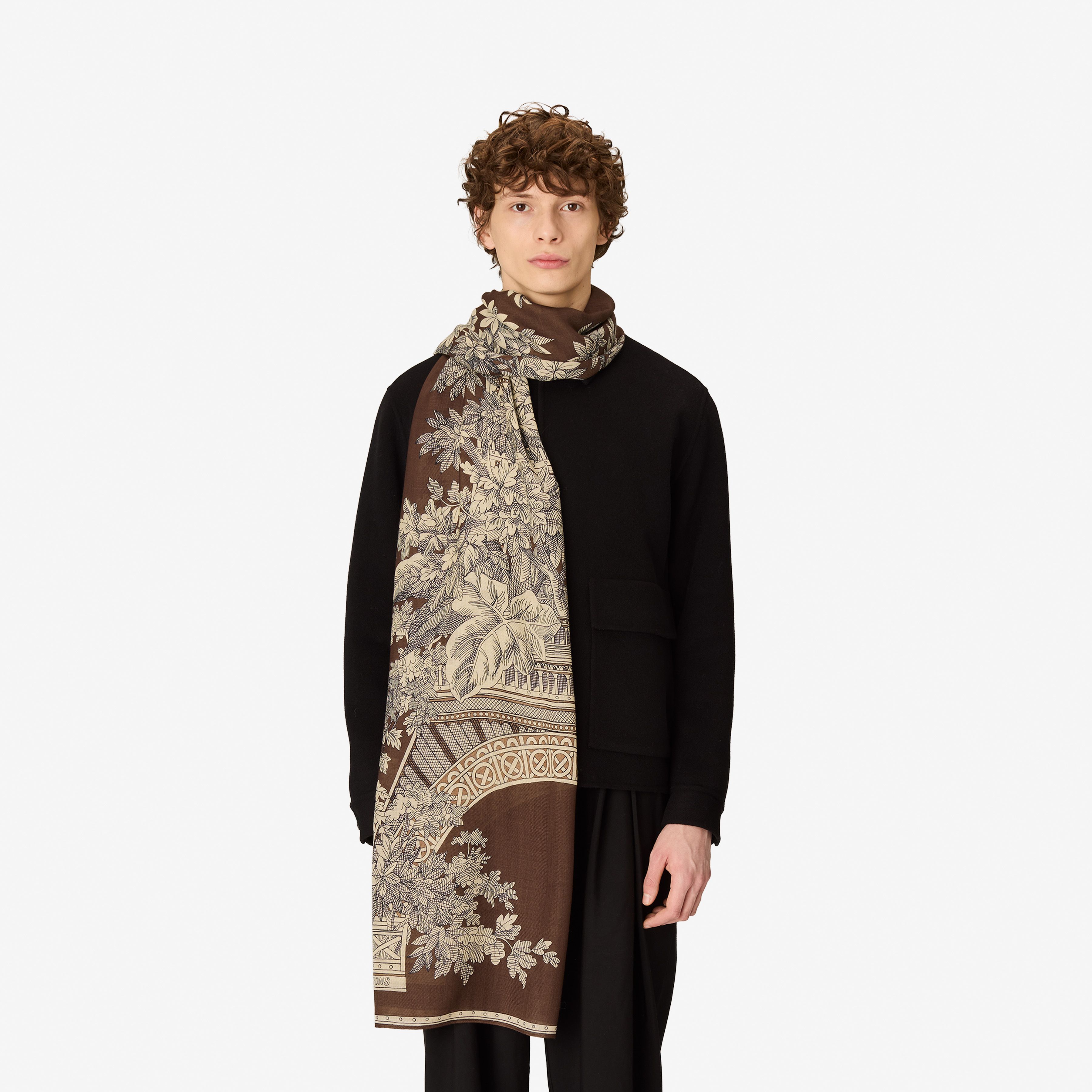Scarf 80 - 1889 - Brown