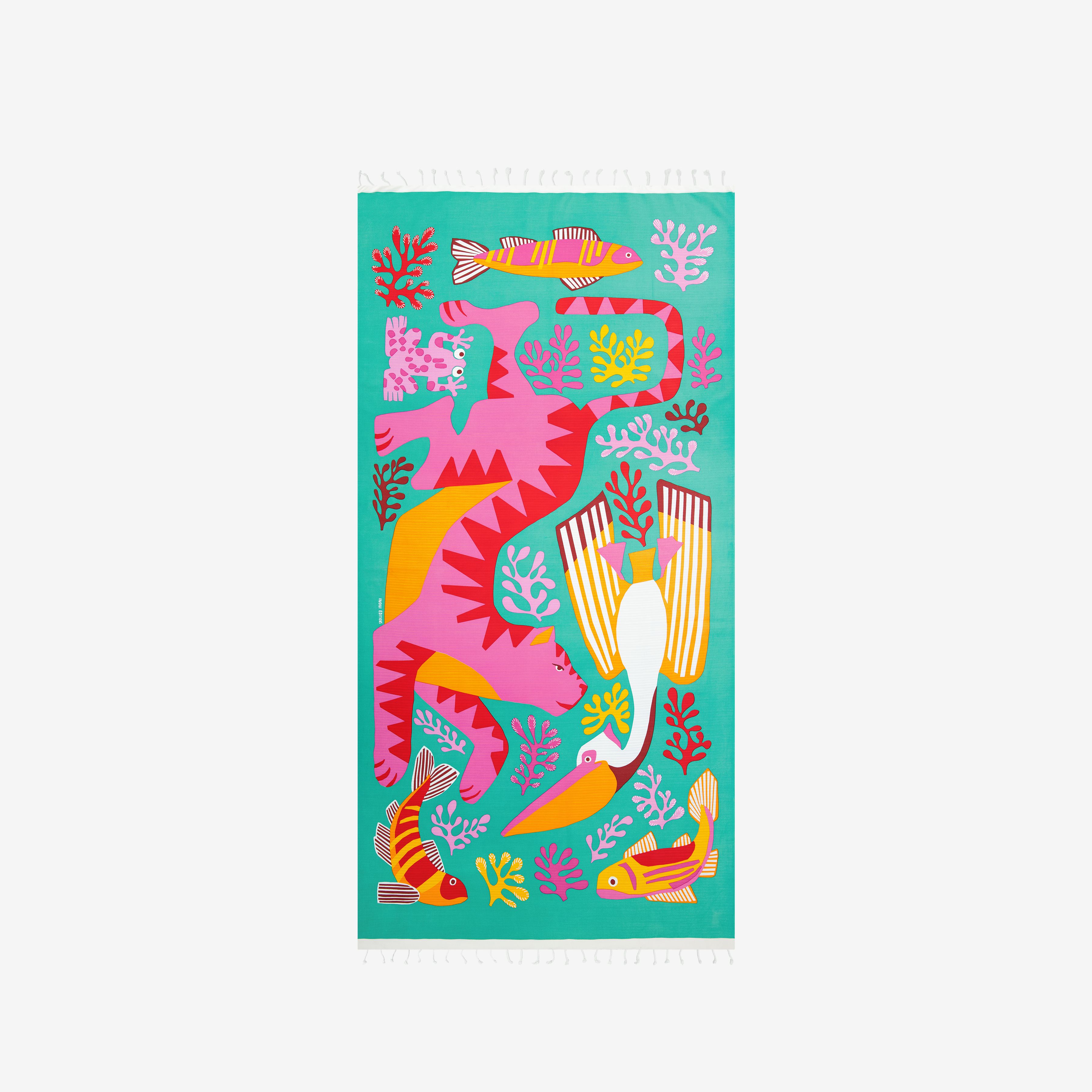 Fouta Towel 100 - Splash - Turquoise
