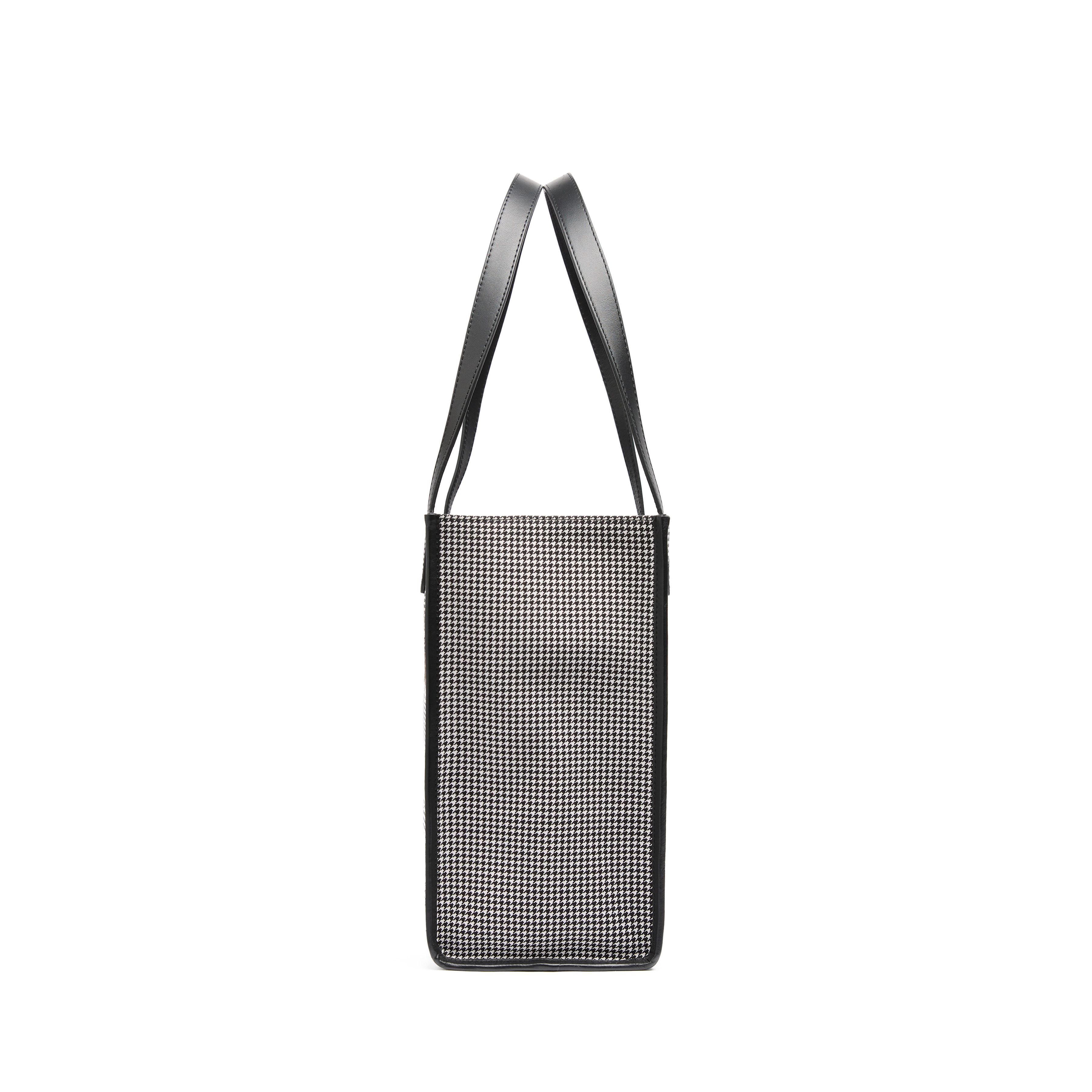 Shopping Bag - Jorgen Houndstooth - Black