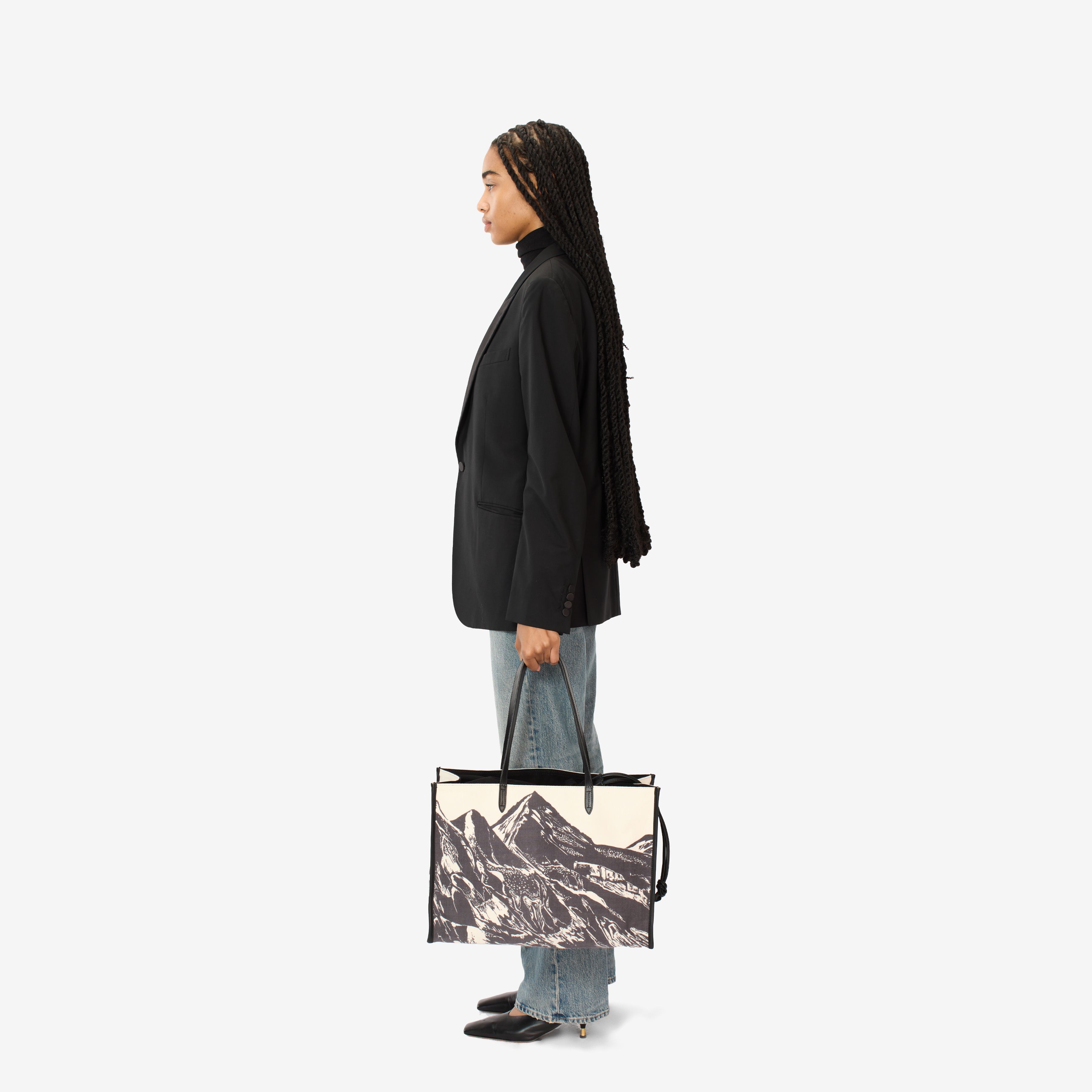 Shopping Bag - Montagne - Grey