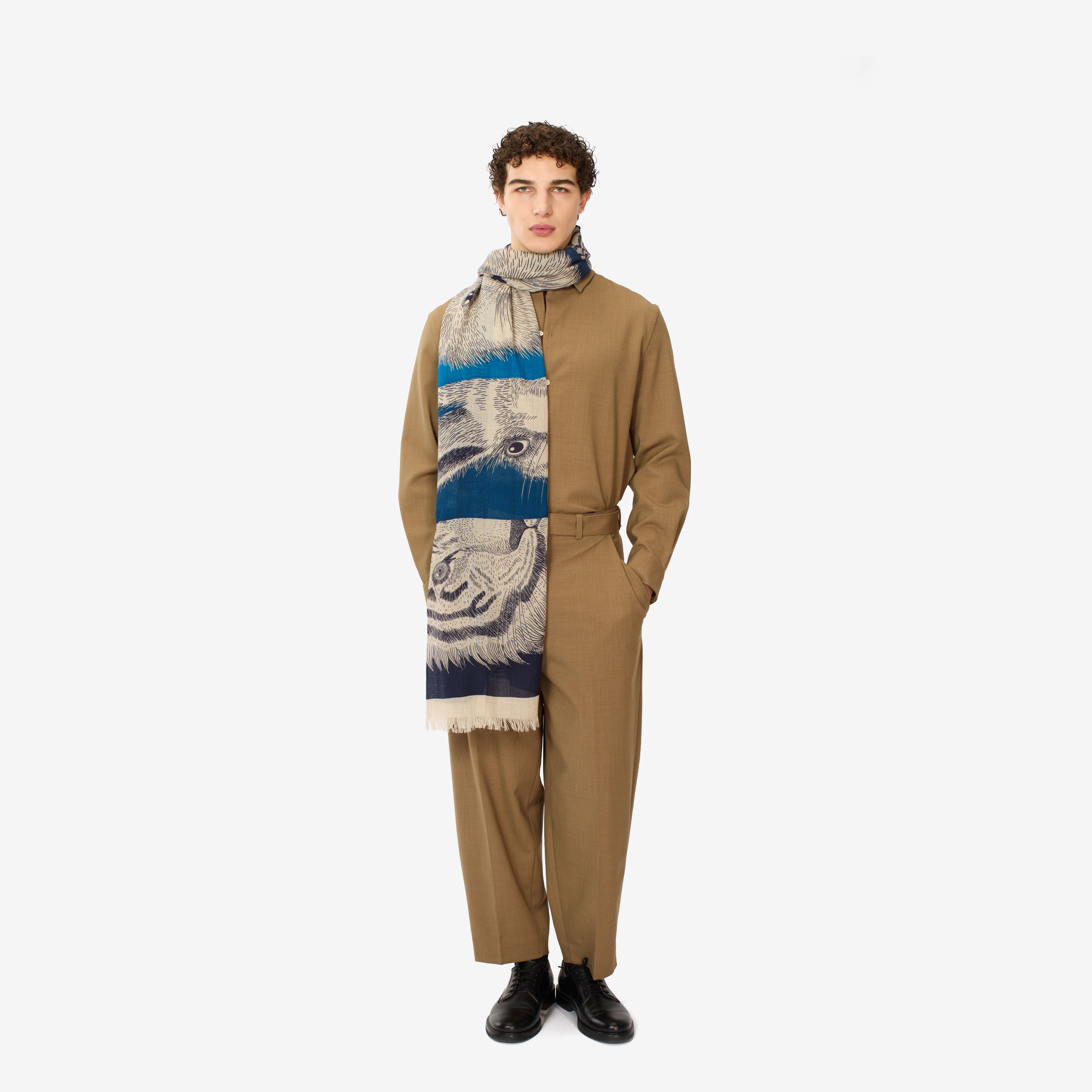 Scarf 70 - Freres - Blue