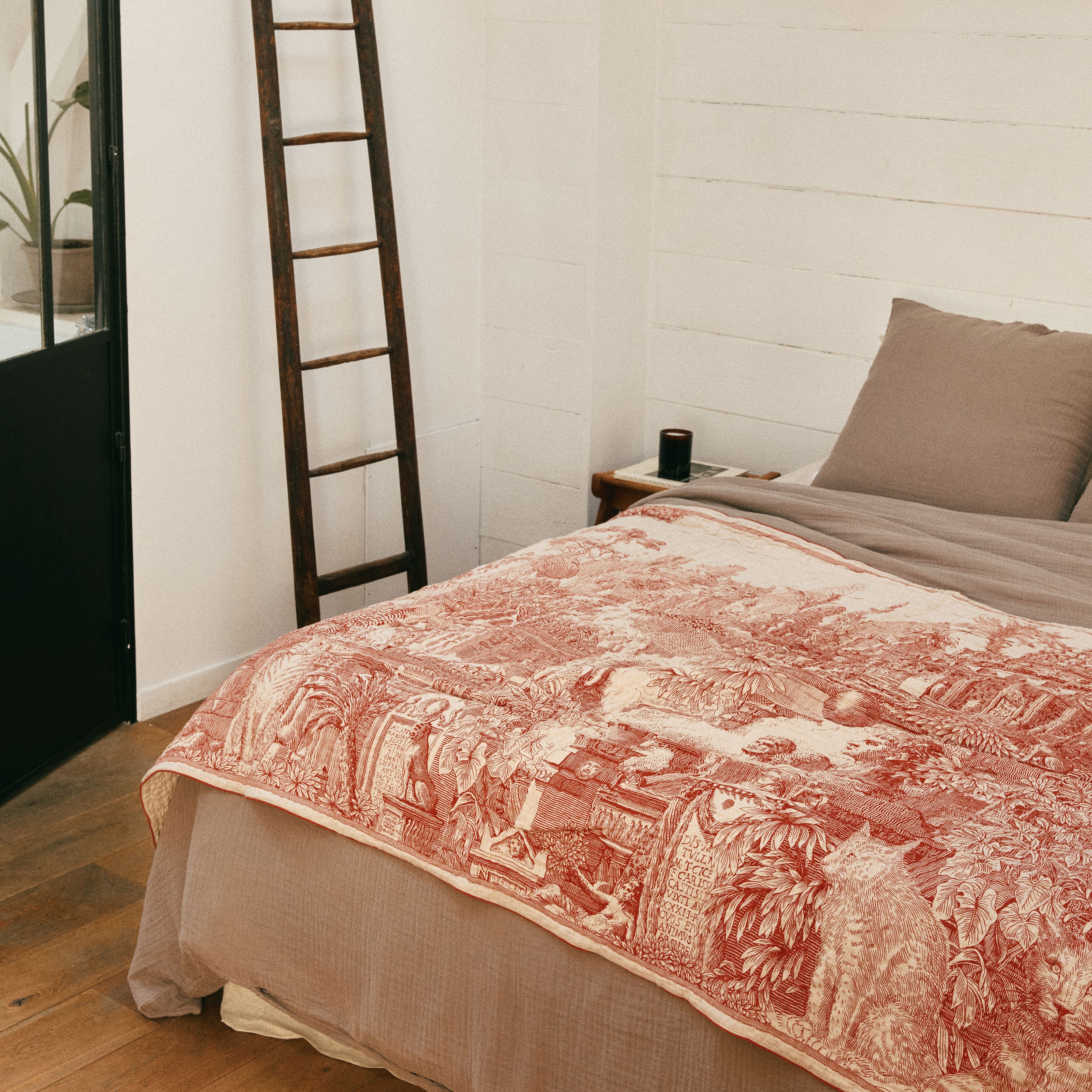 Piumone trapuntato 140 - Piranesi - Rosso