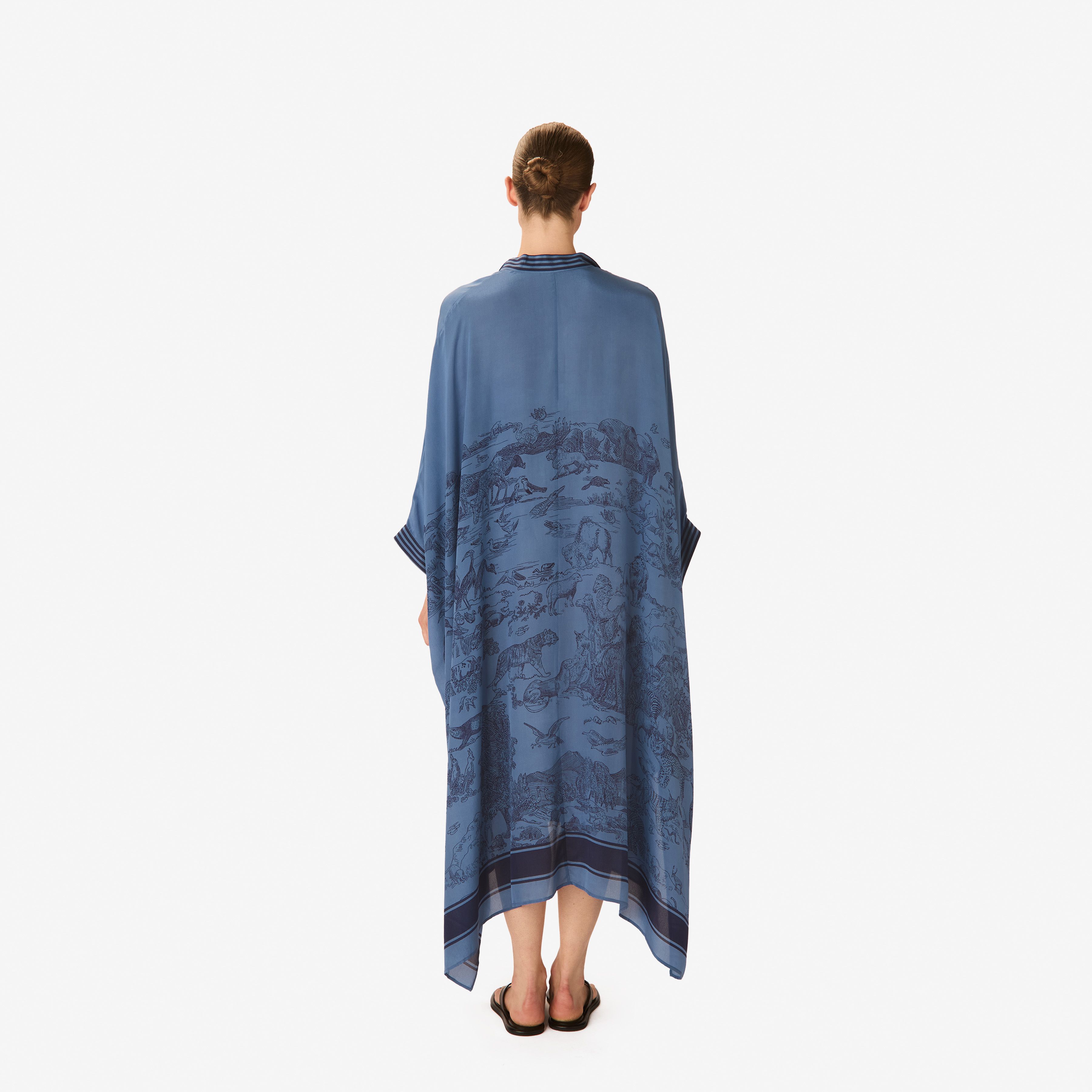 Langer Kaftan - Reverie - Marineblau
