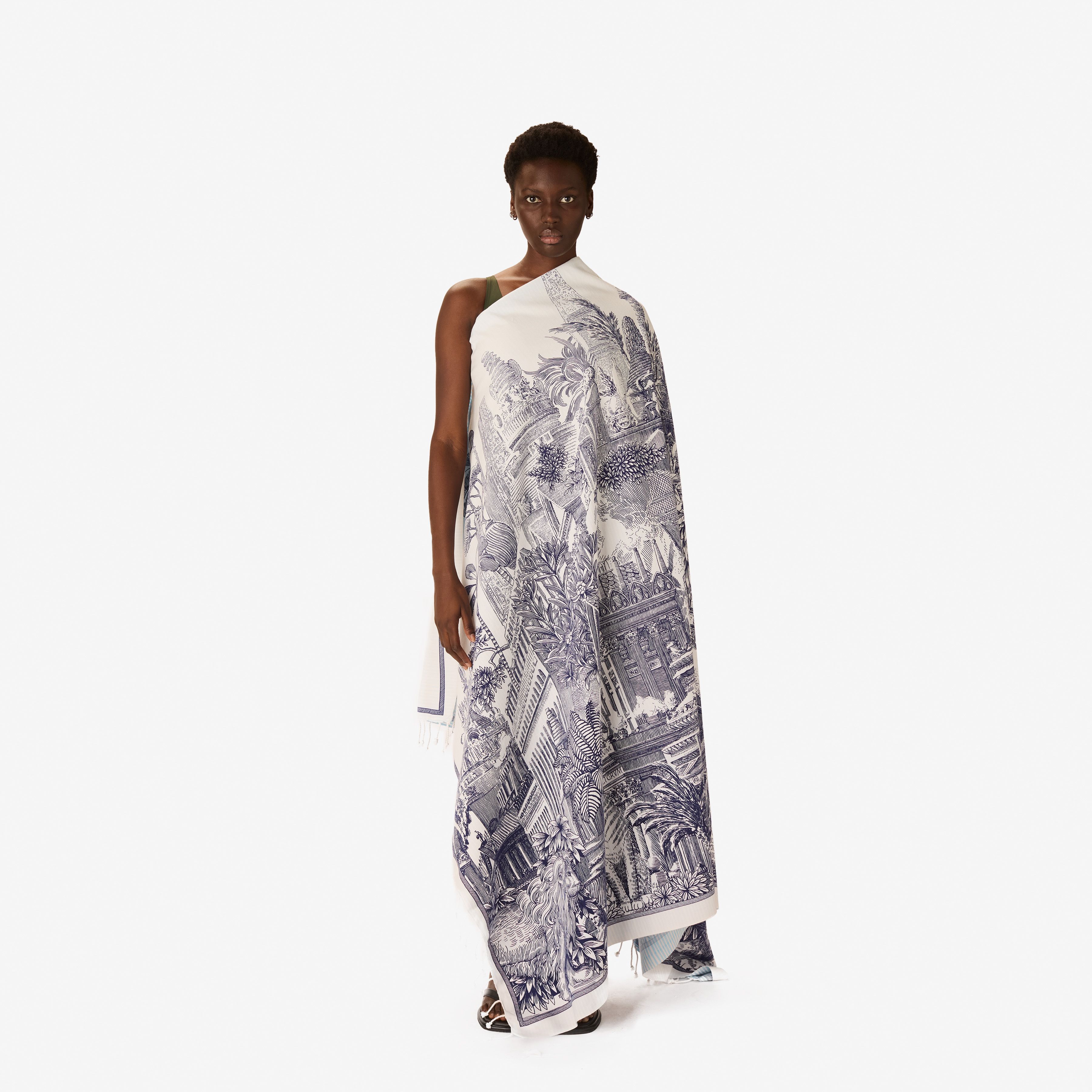 Fouta Towel 140 - Piranesi - Blue