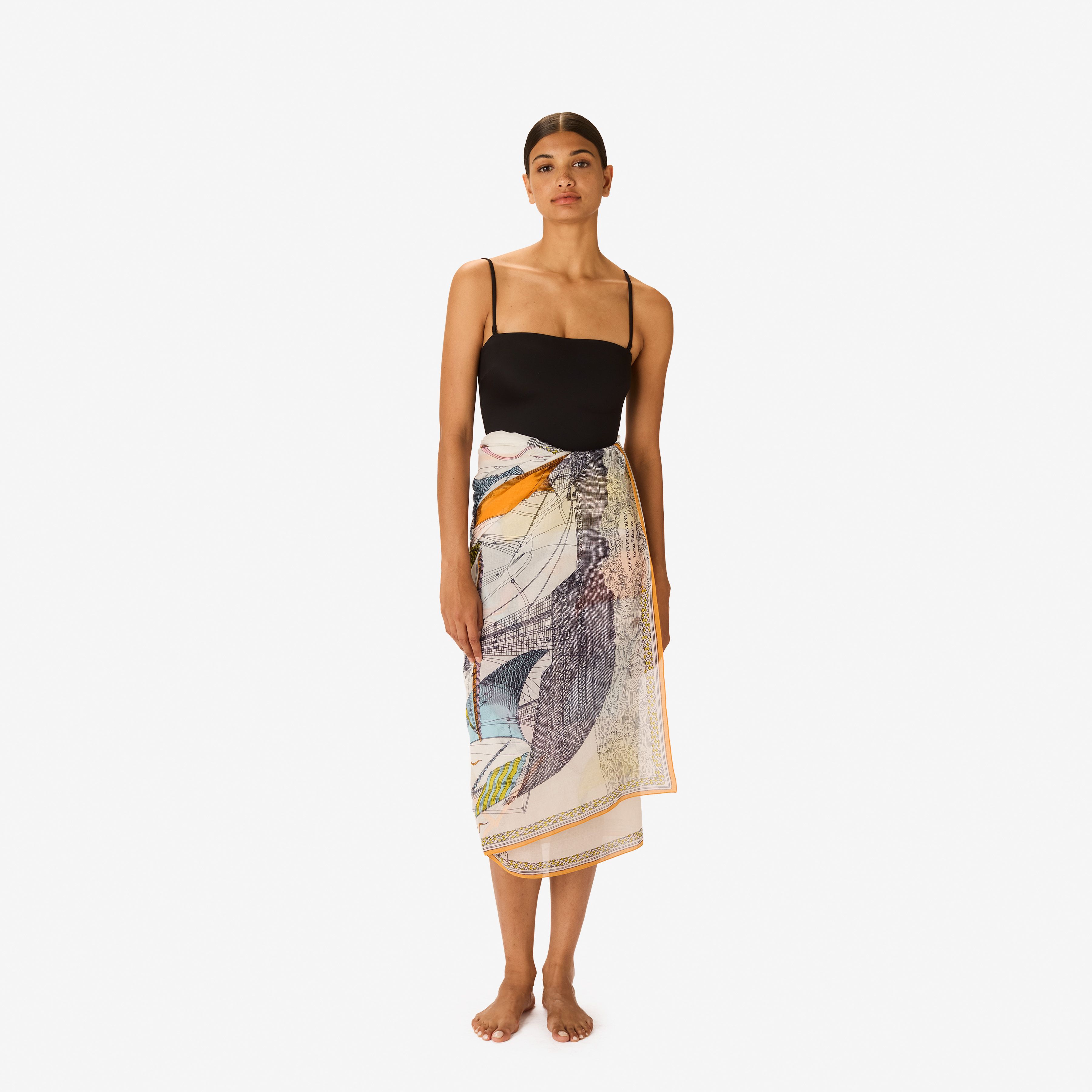 Scarf 100 - Des Rives et des Reves - Multicolor