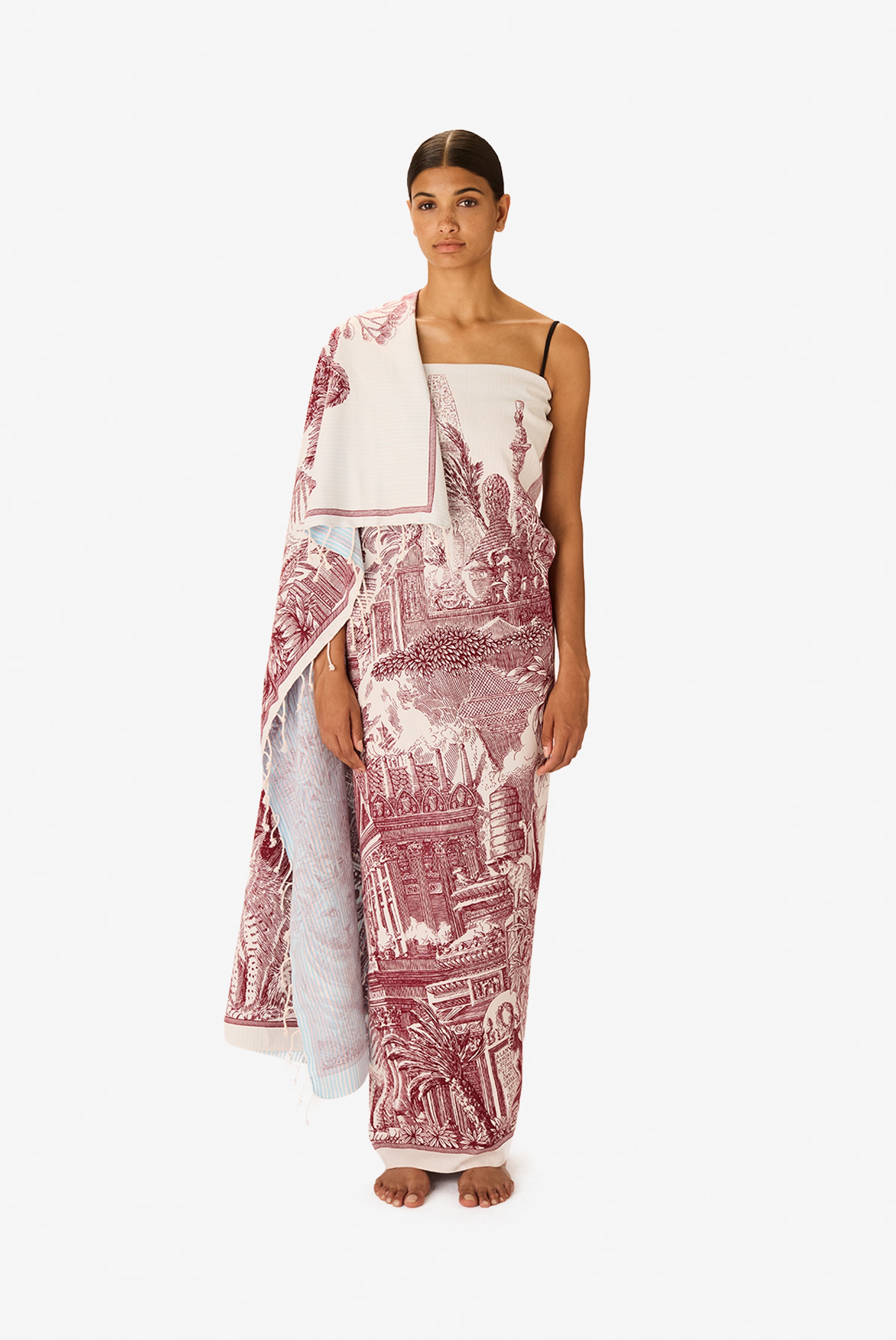Fouta Towel 140 - Piranesi - Red
