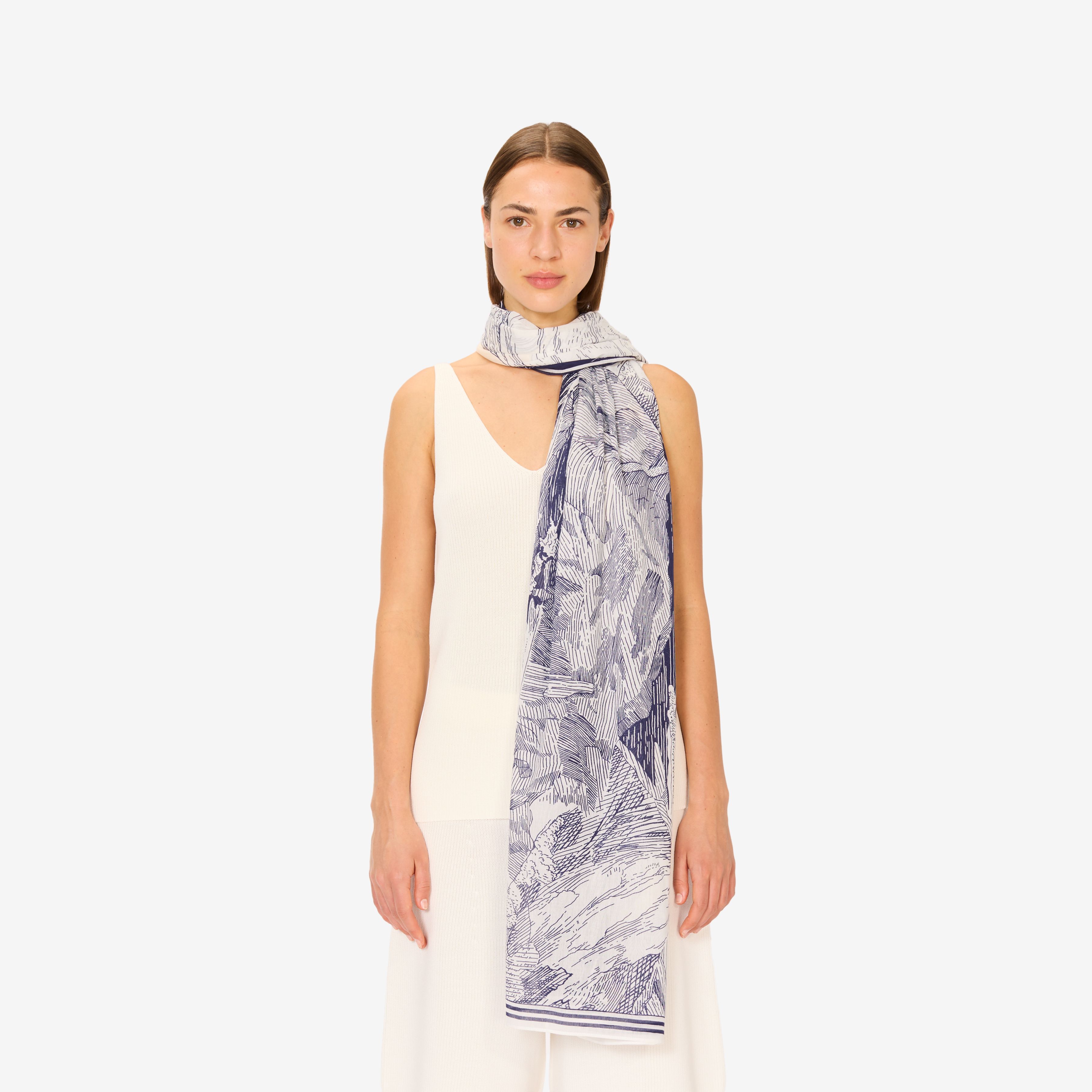 Scarf 100 - Balthazar - Navy