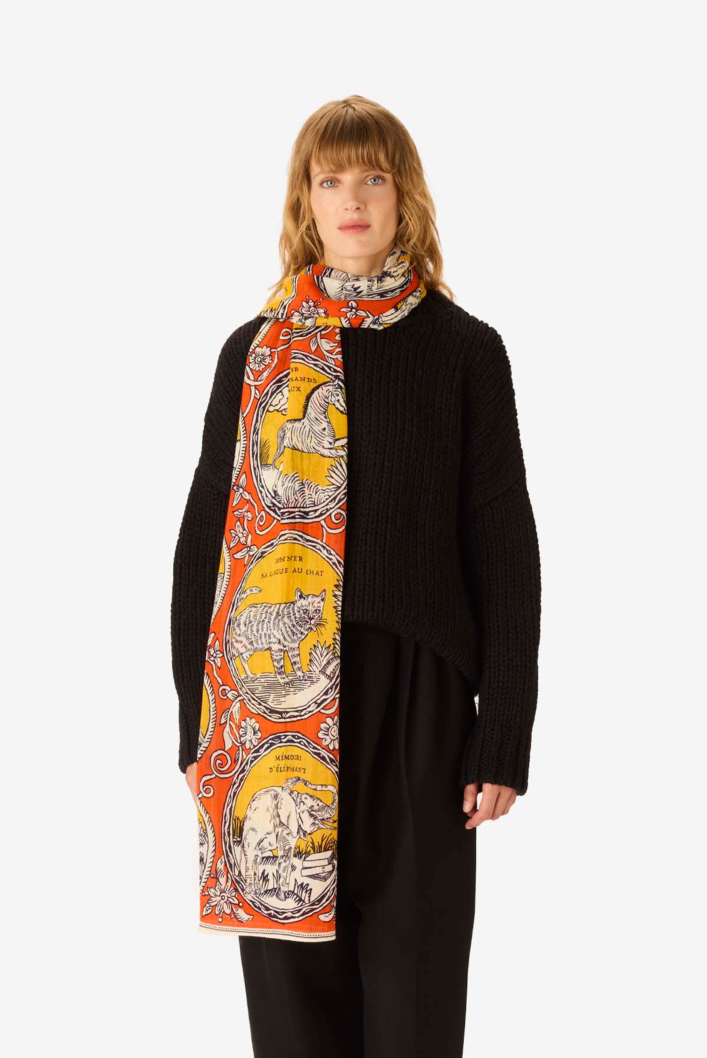 Scarf 70 - Chance Inoui - Orange