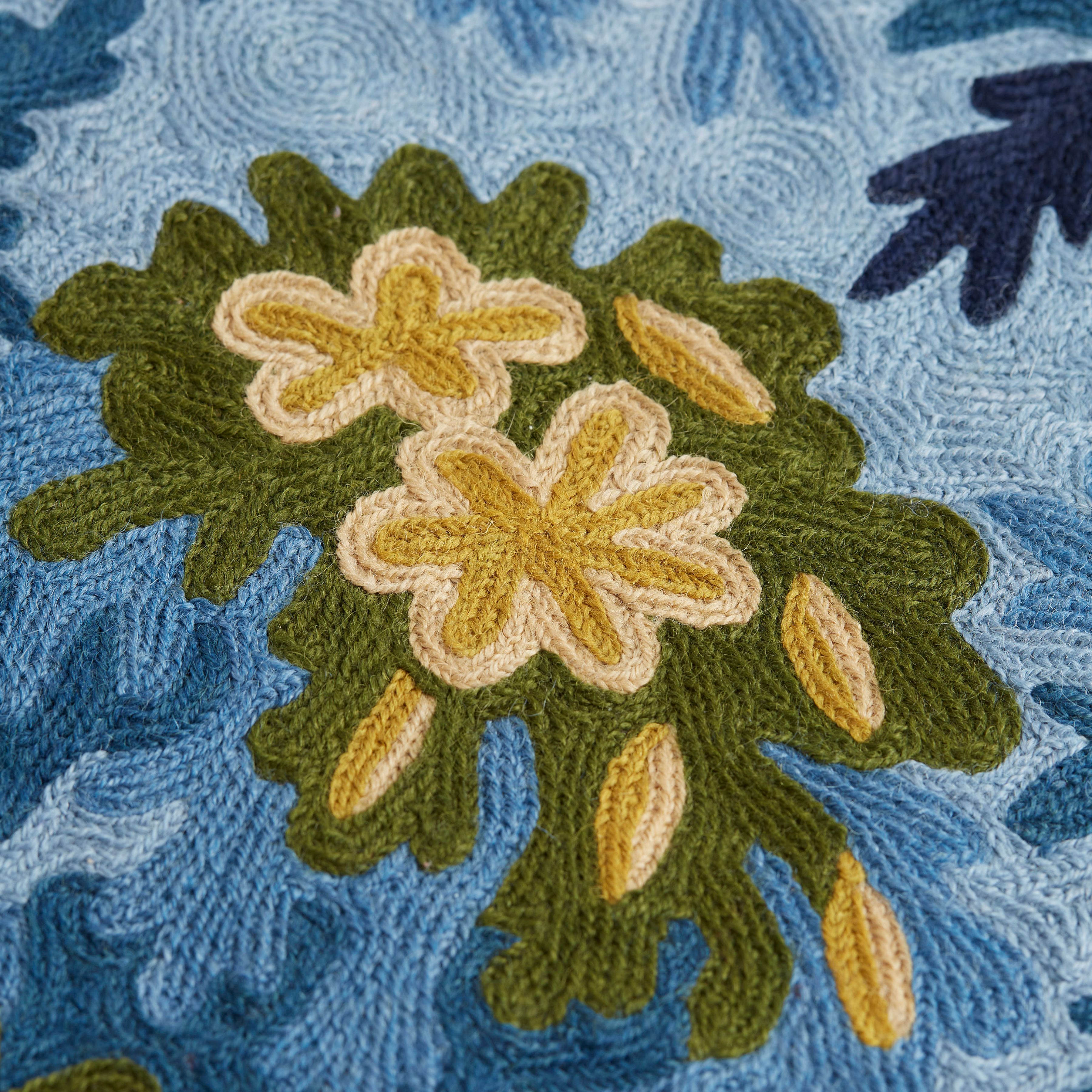 Housse de Coussin 40 - A Fontainebleau - Bleu