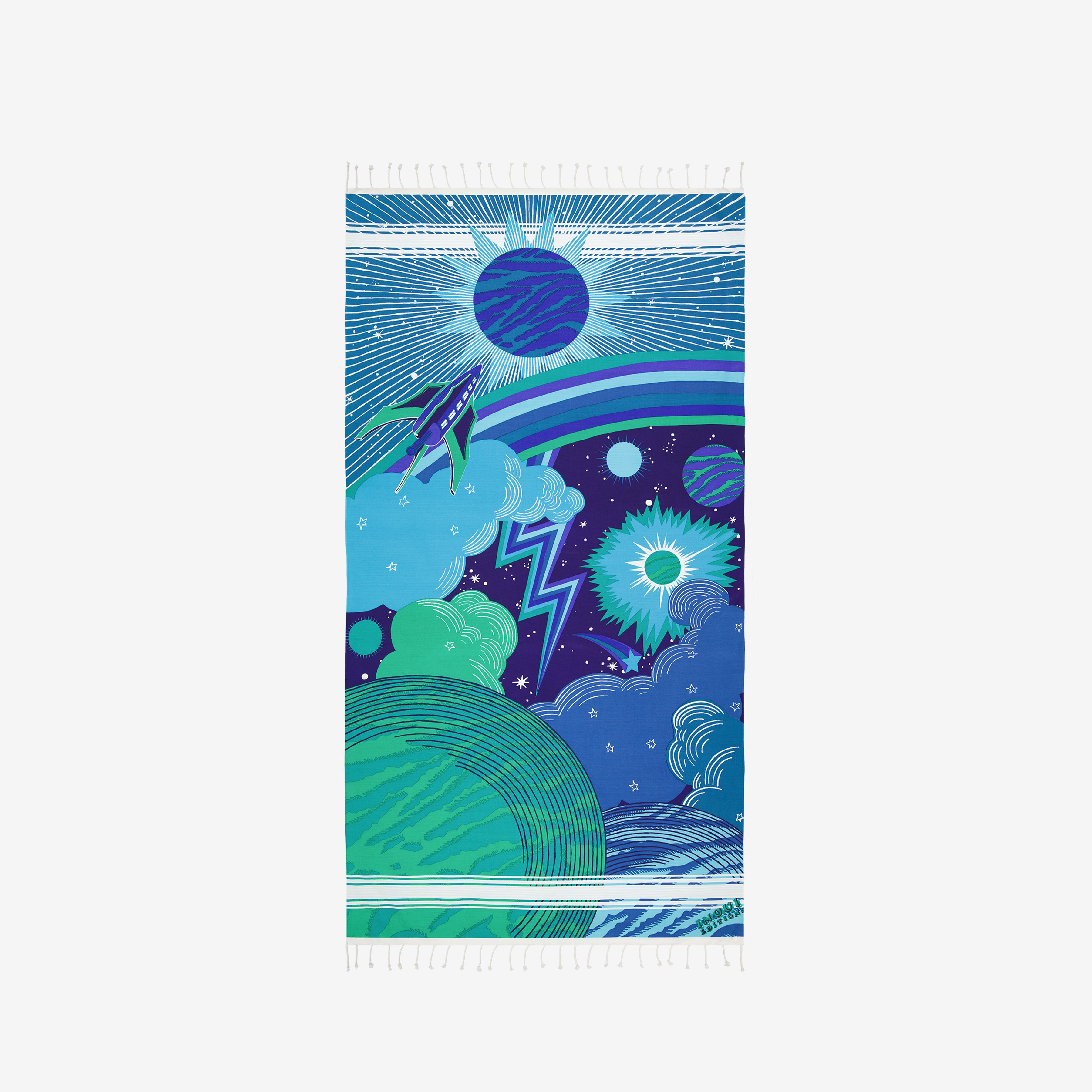 Fouta 100 - Boom - Bleu Turquoise