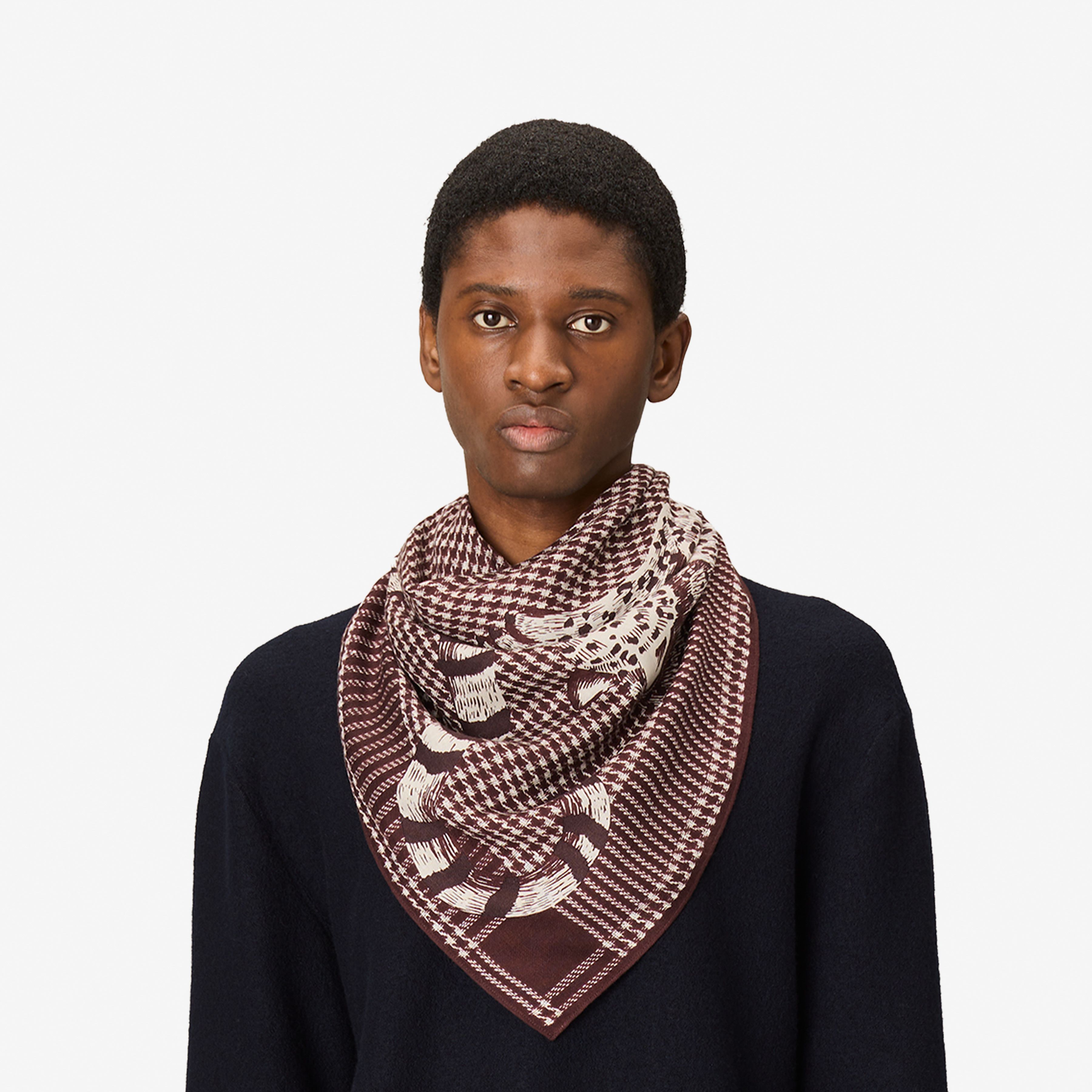 Square 100 - Jorgen Houndstooth - Brown