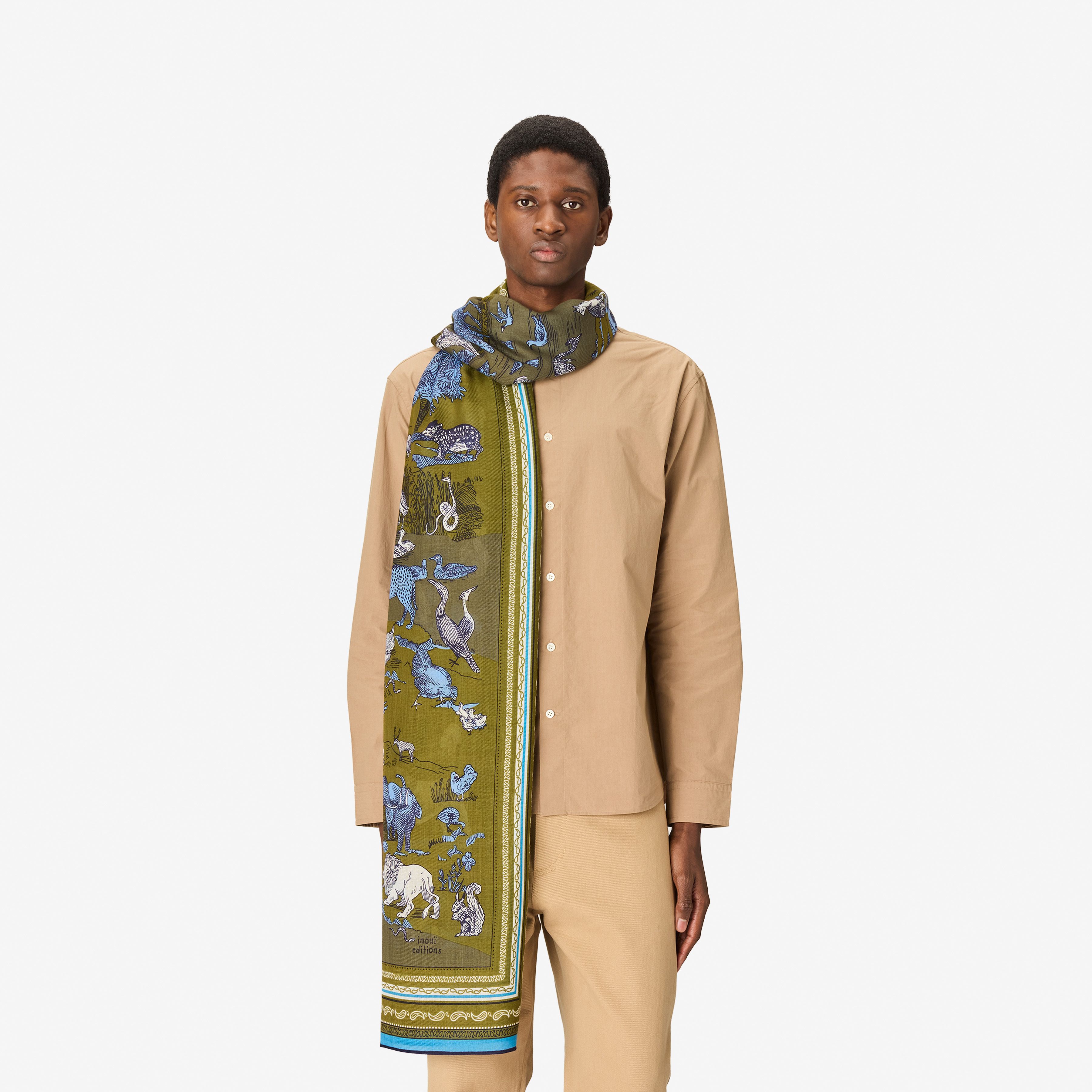 Scarf 130 - Reverie - Khaki