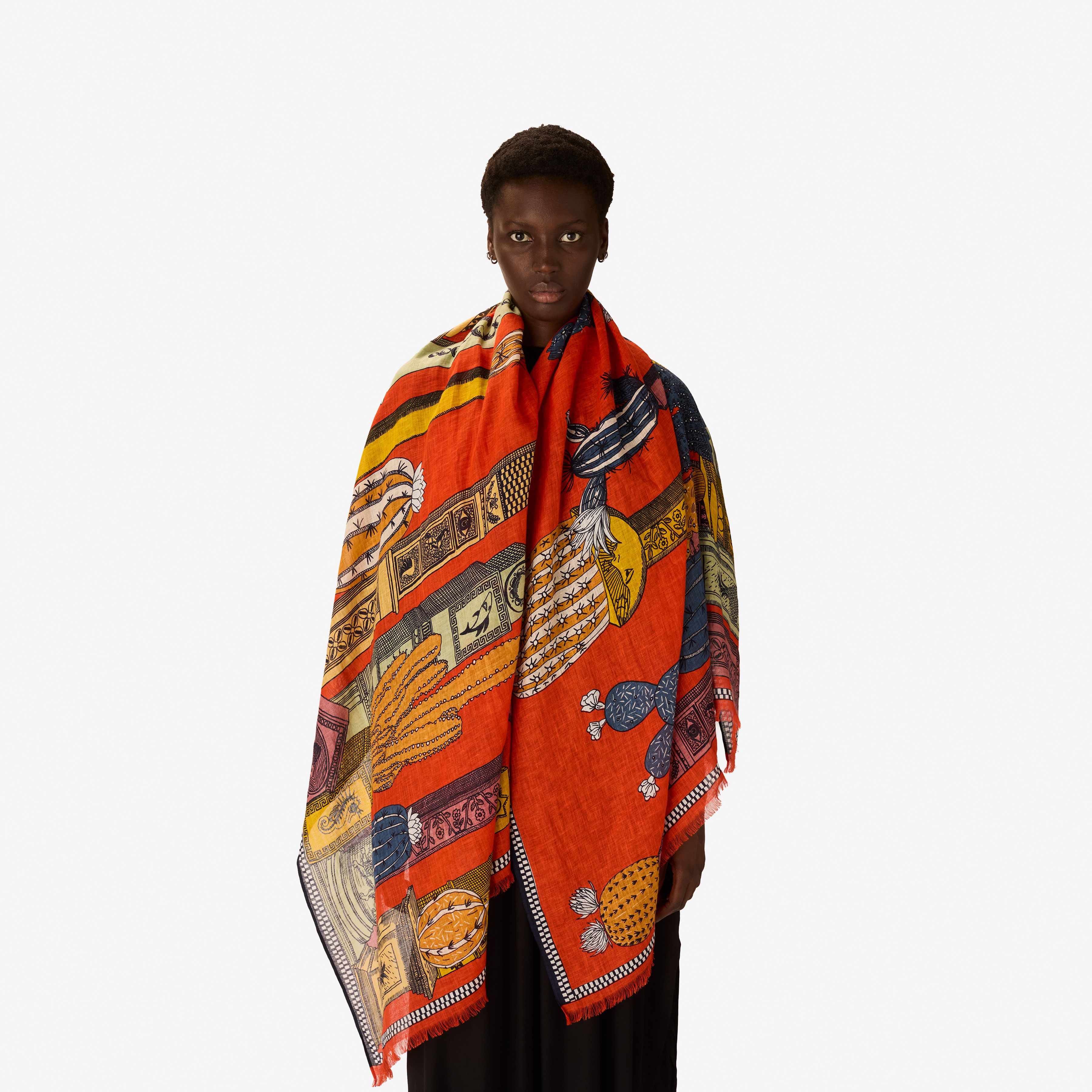 Écharpe 100 - Tequila - Orange