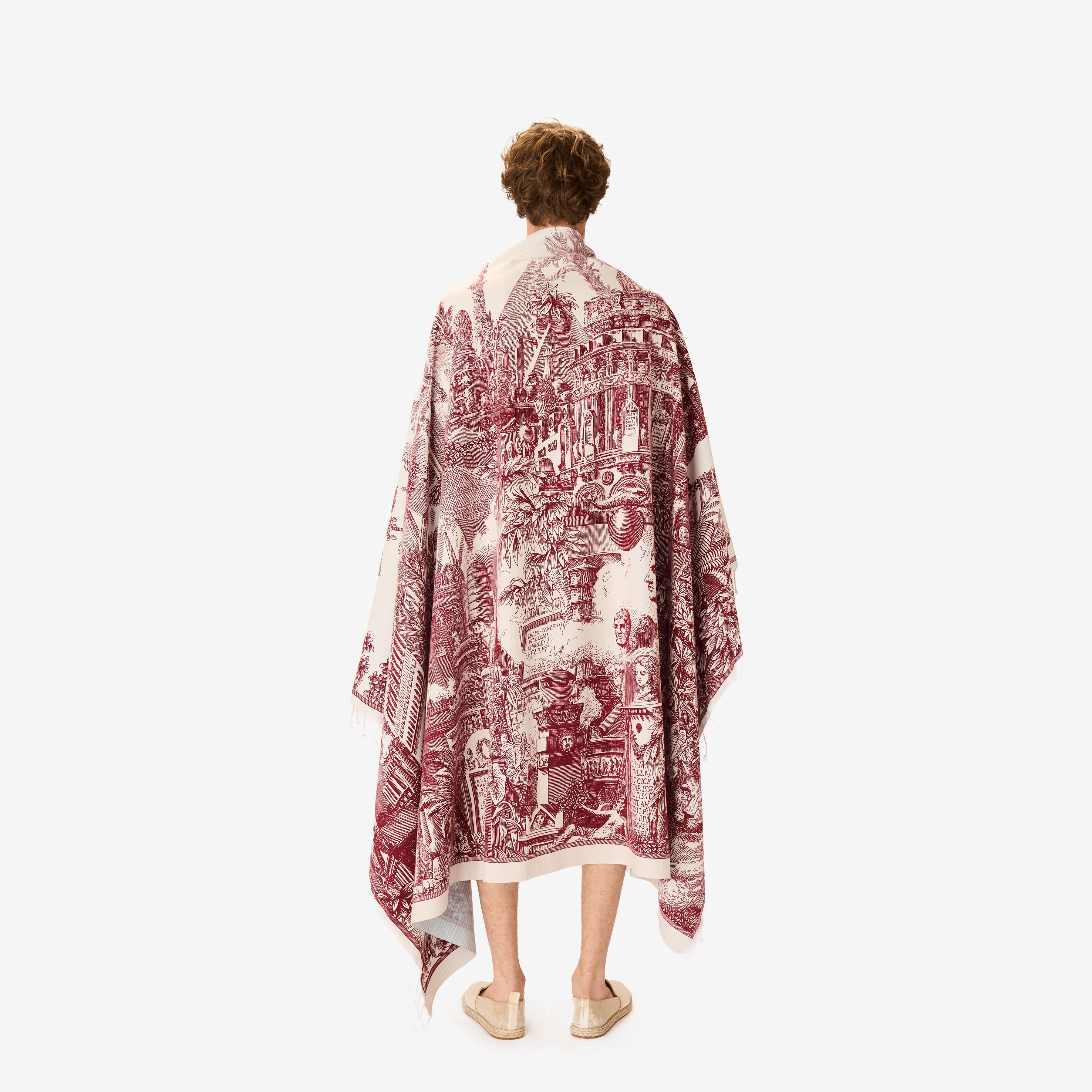 Toalla Fouta 140 - Piranesi - Rojo