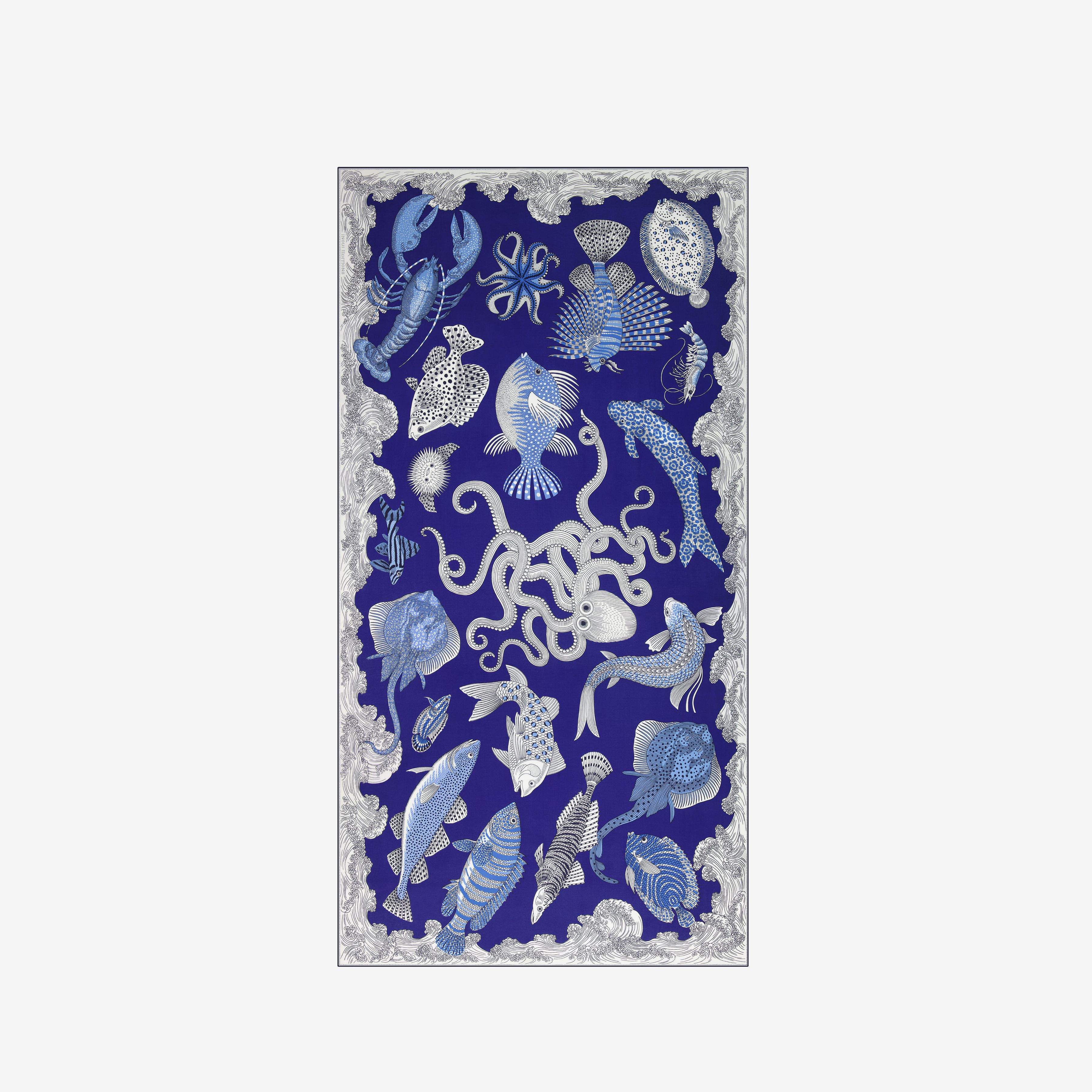 Scarf 100 - Poseidon - Blue