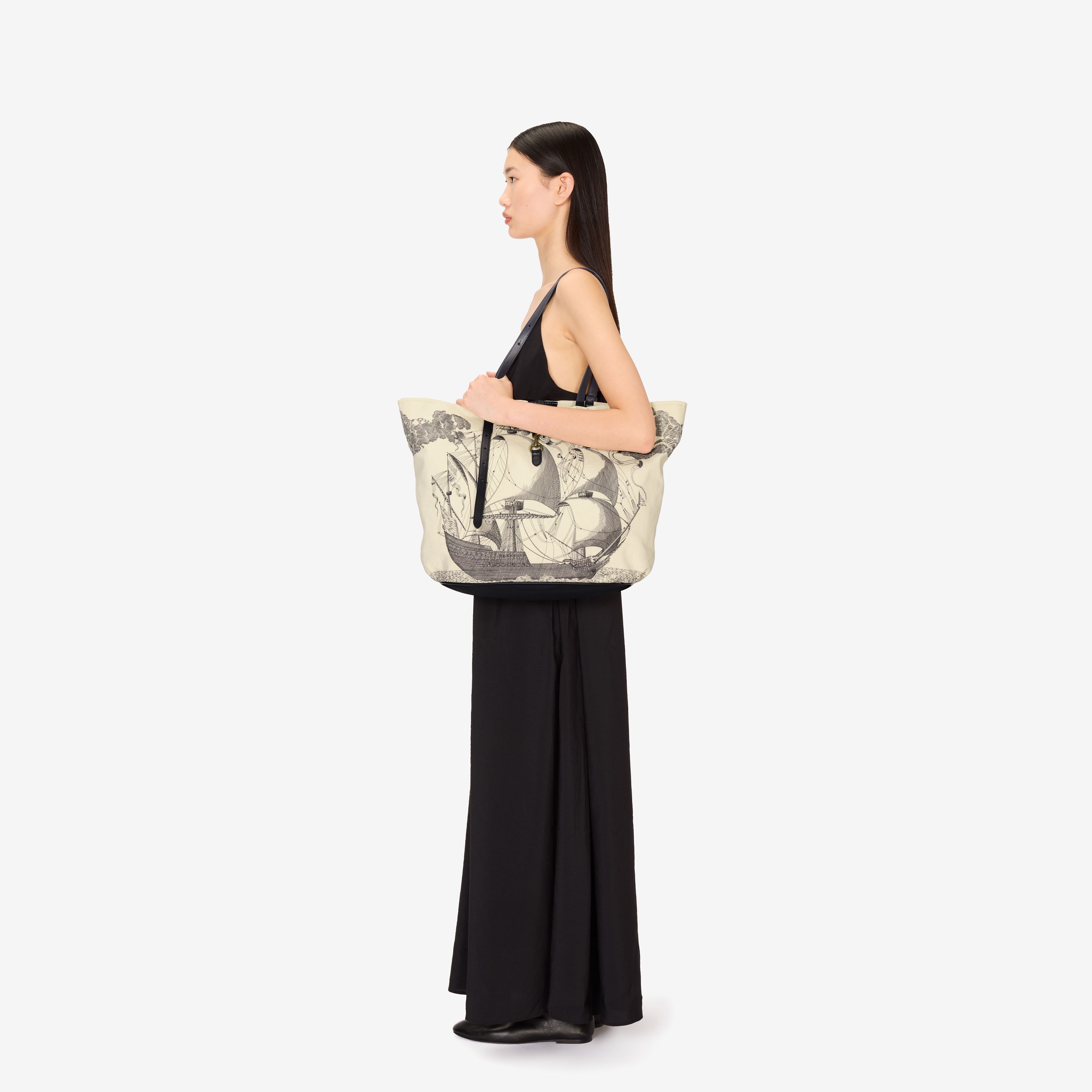 Soft Shopping Bag - Des Rives Et Des Reves - Night