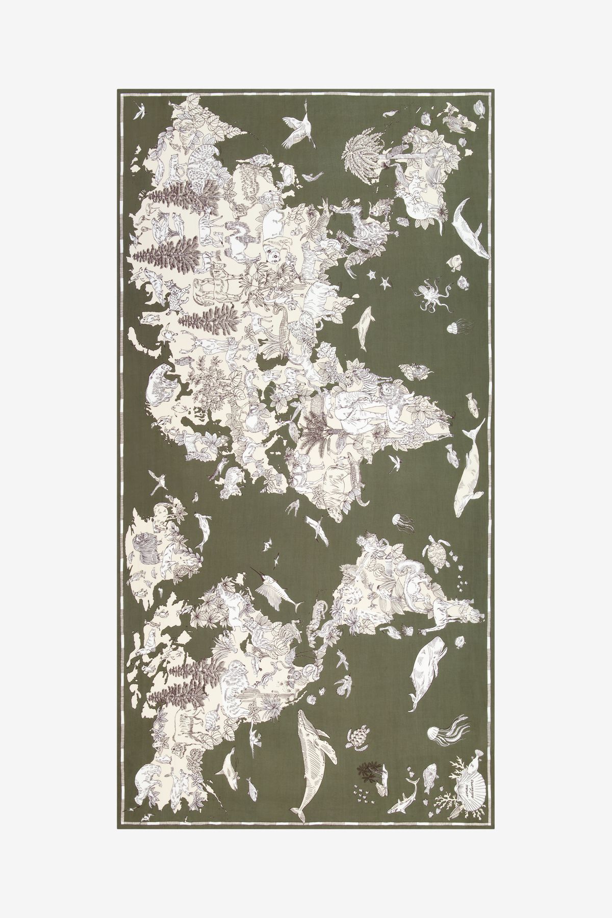 Scarf 100 - Atlas - Khaki