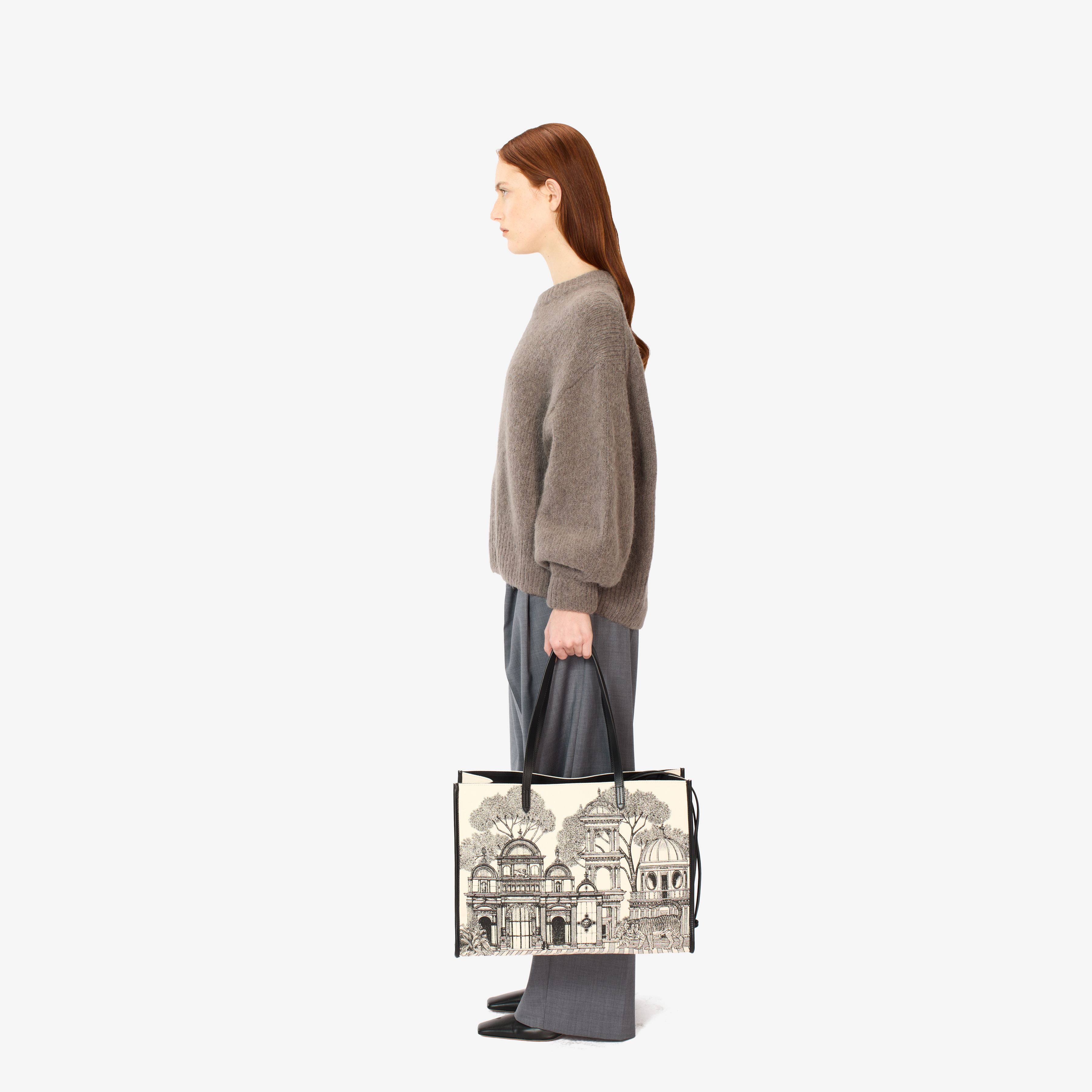 Shopping Bag - Mirage - Black And White