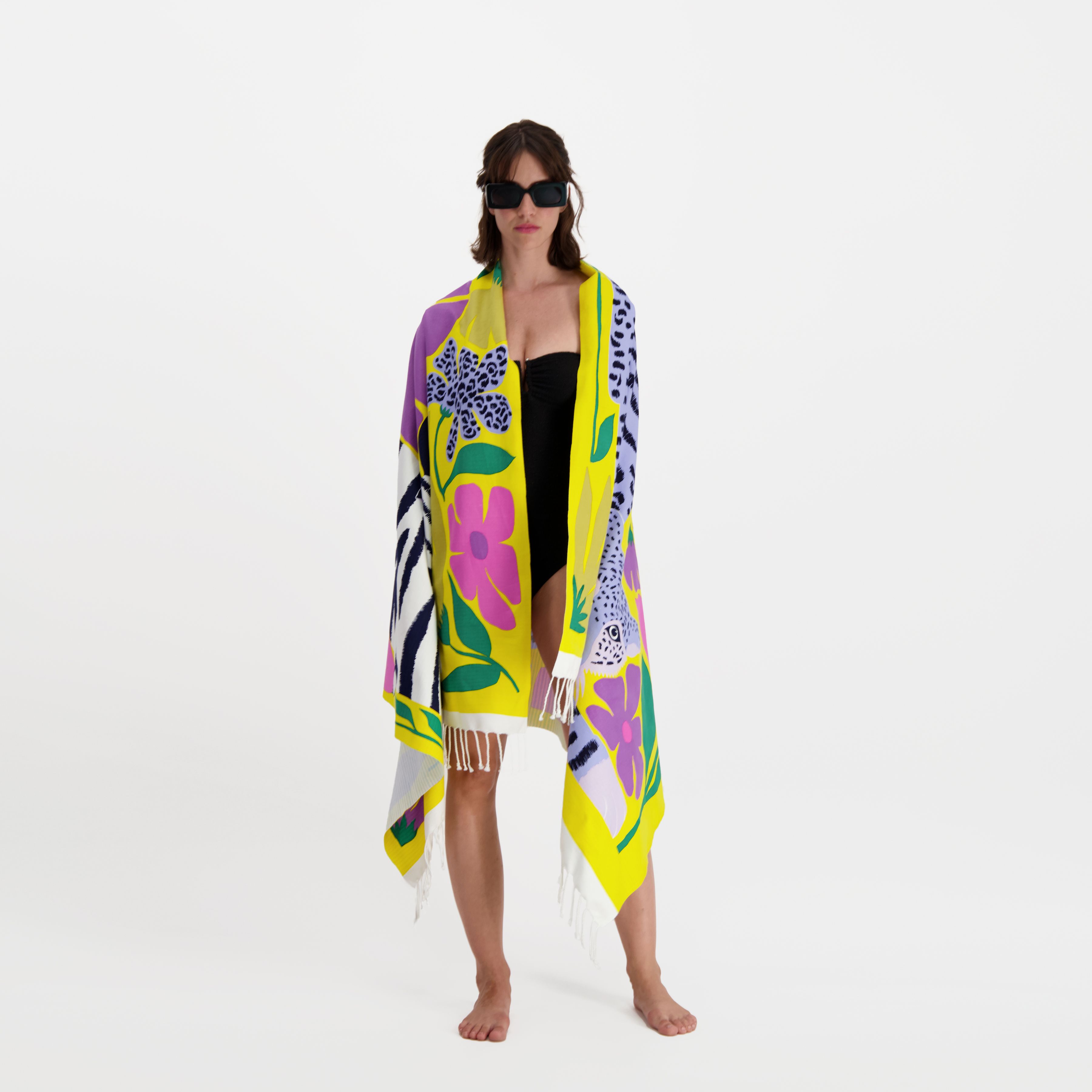 Fouta Towel 100 - Folk - Yellow