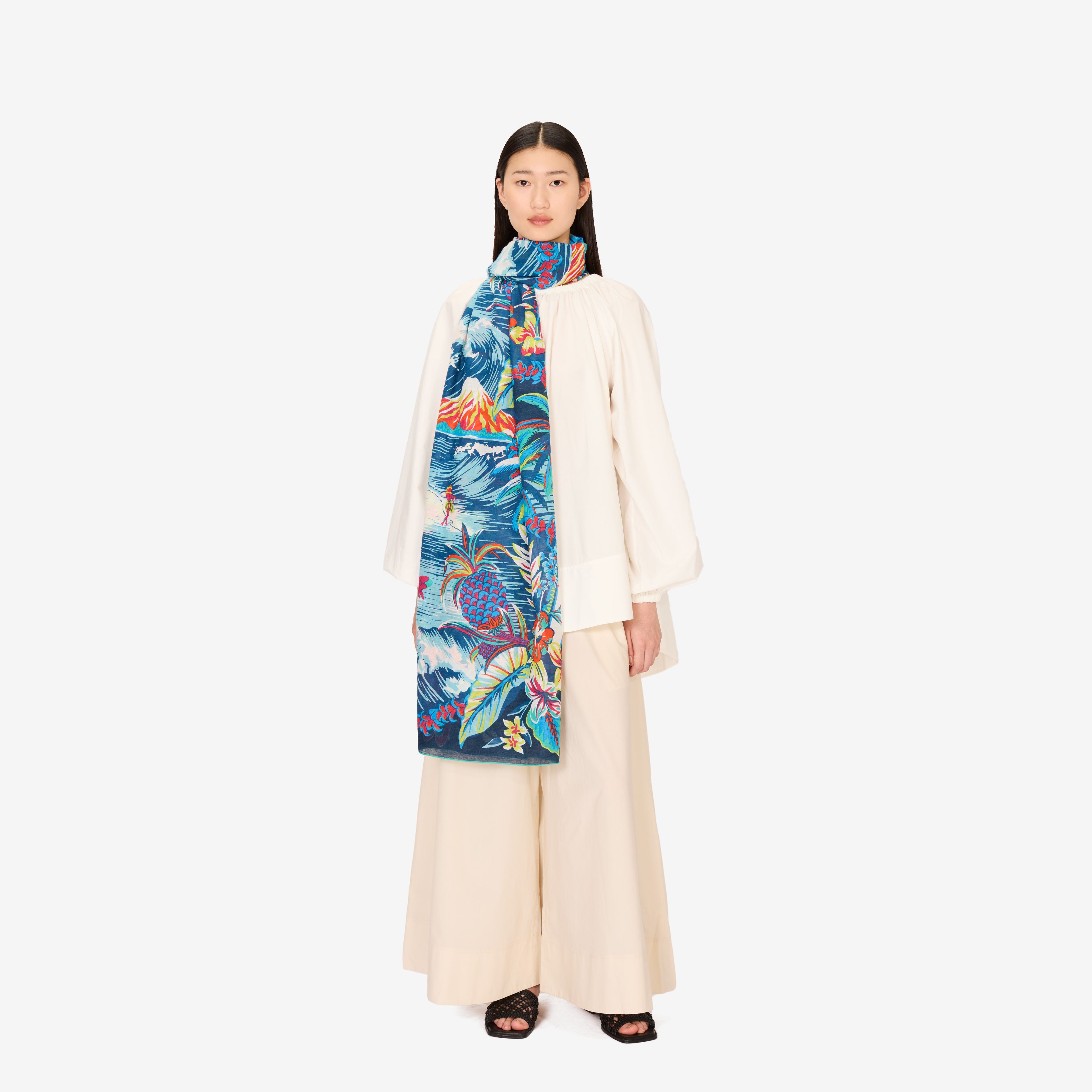 Scarf 100 - Hawai - Blue