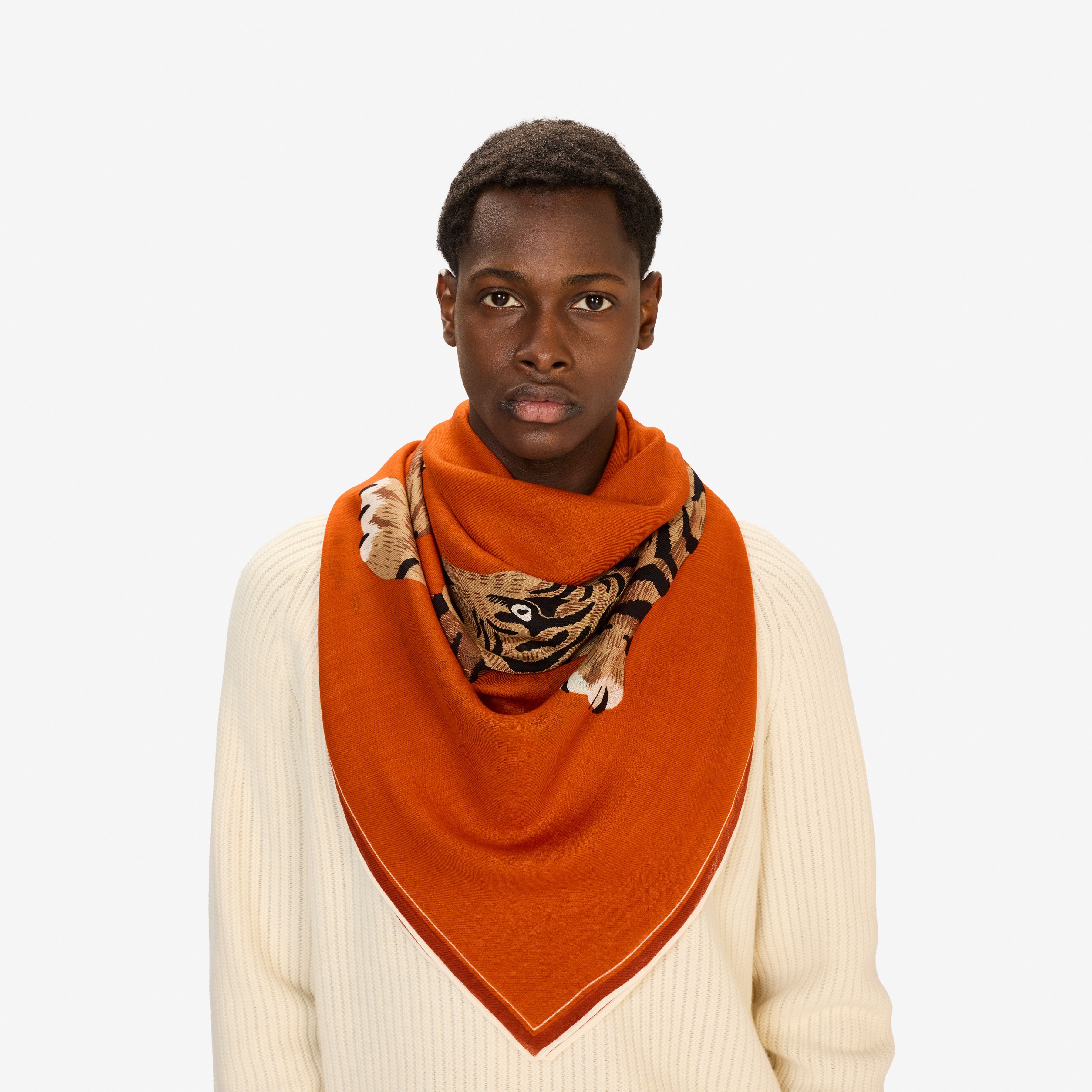 Quadratisches 130 - Jorgen - Orange