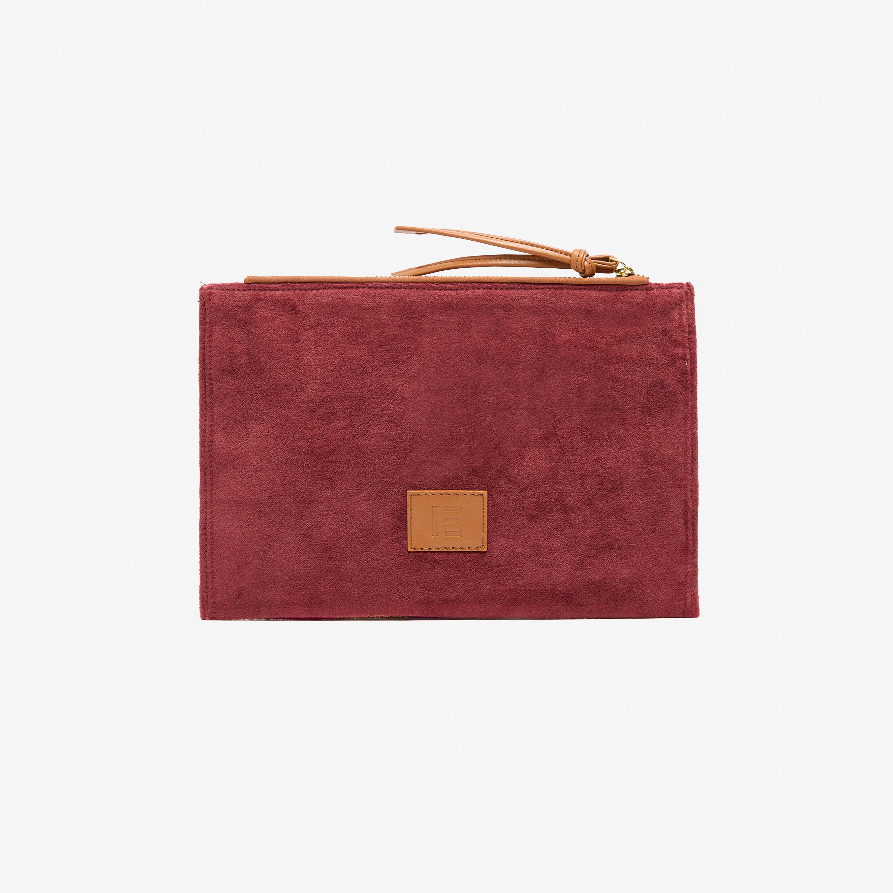 Embroidered Pouch - L'écrivain - Pink