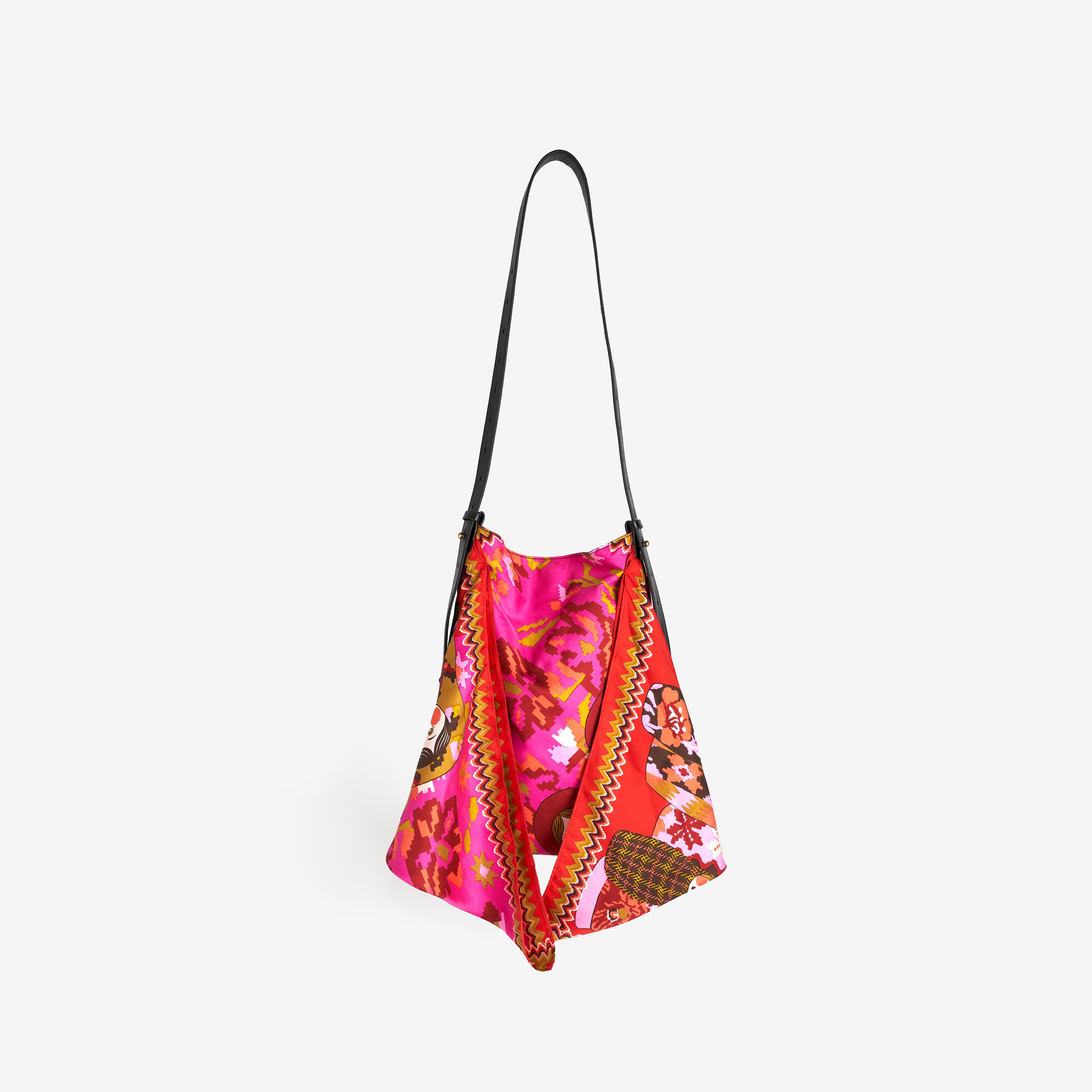 Sac Foulard S - Matriochka - Rose