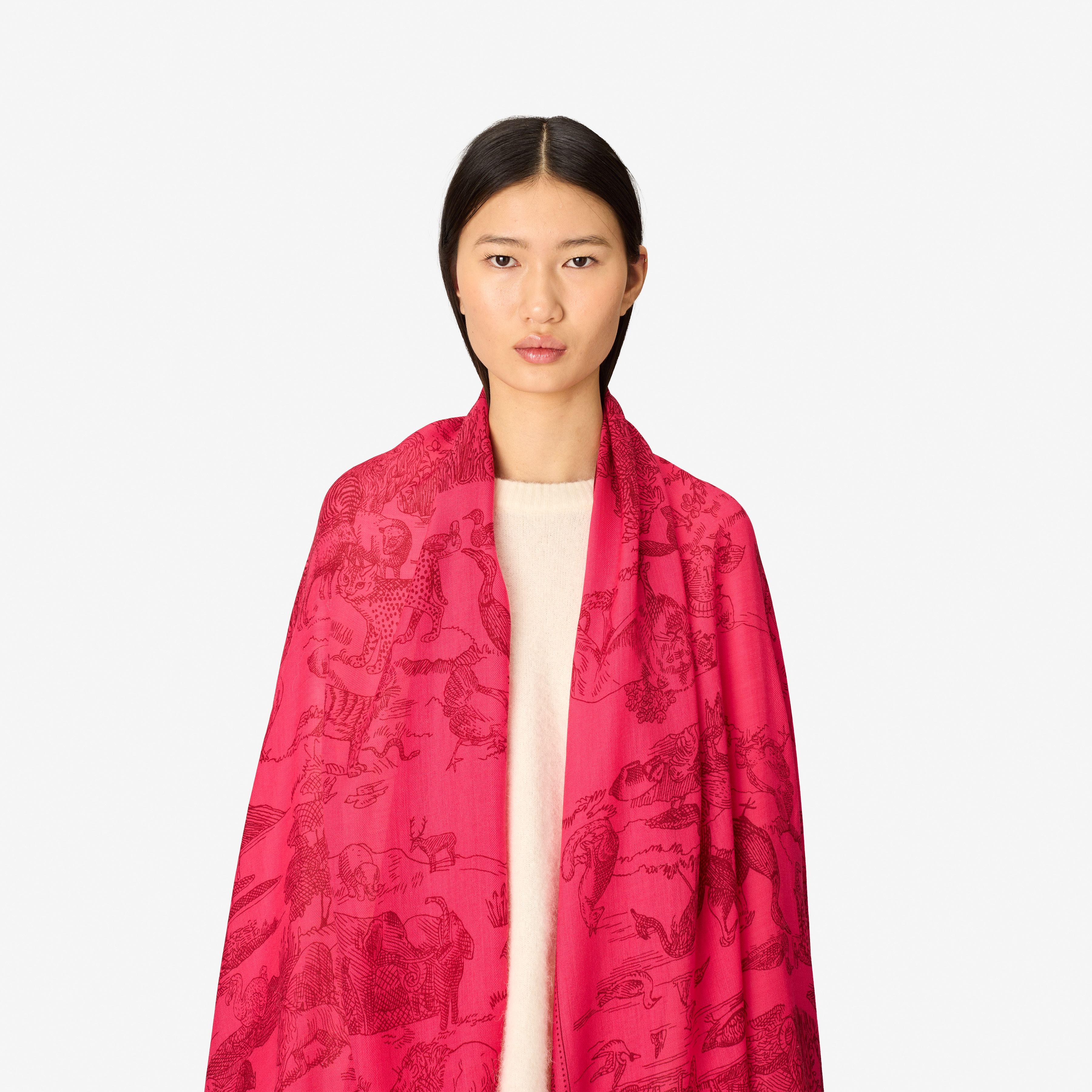 Scarf 130 - Reverie - Fuchsia
