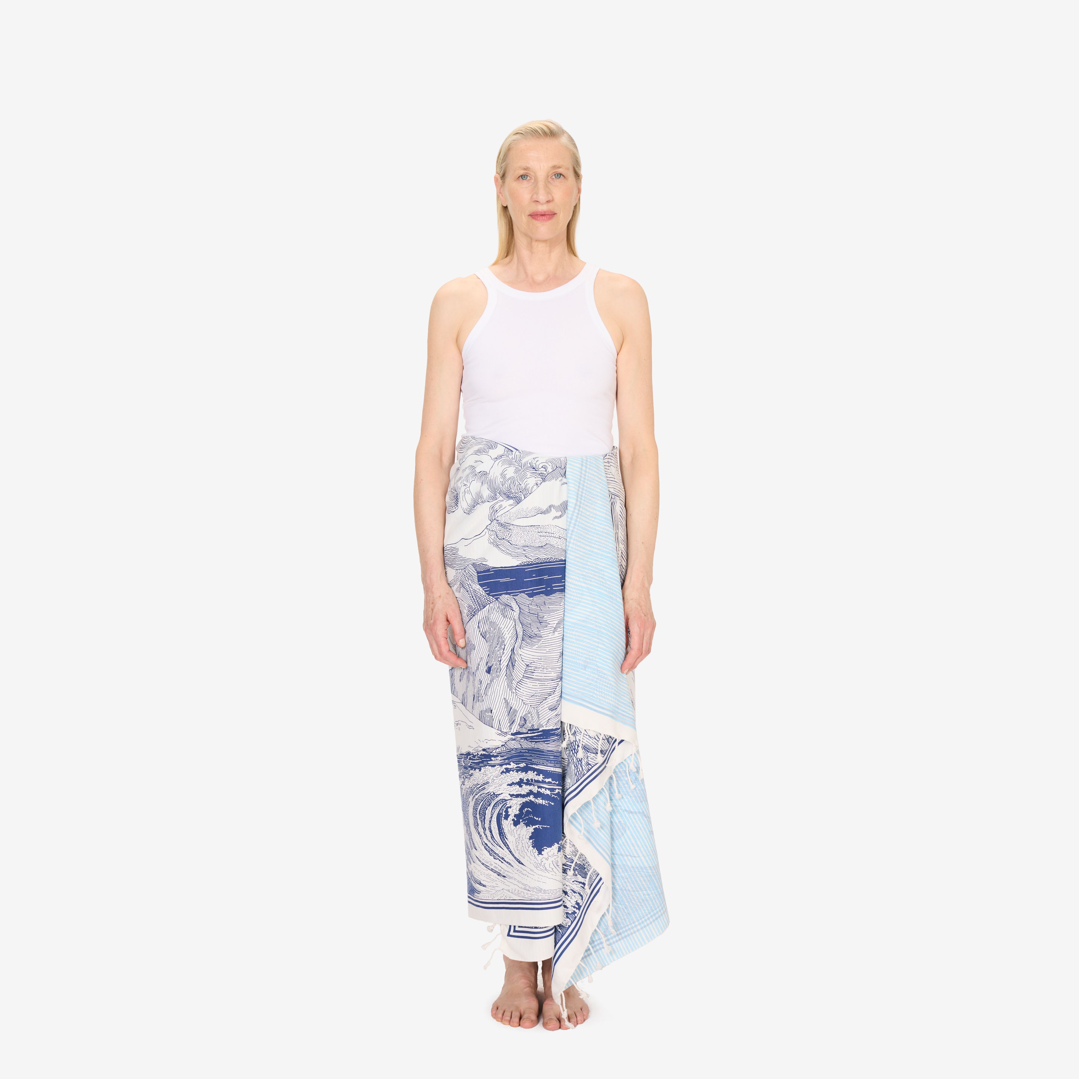 Fouta Towel 100 - Balthazar - Navy