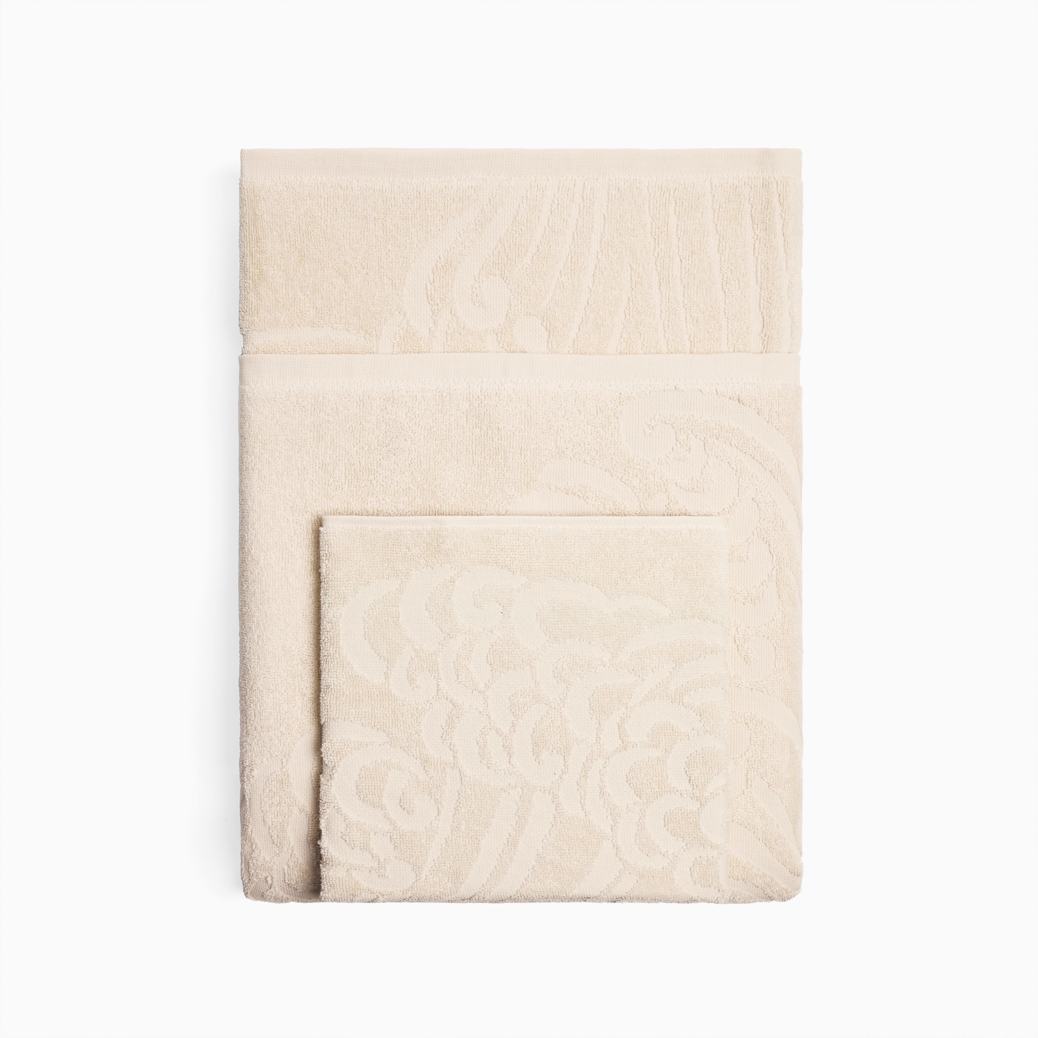 Serviette 90 - Vague - Naturel