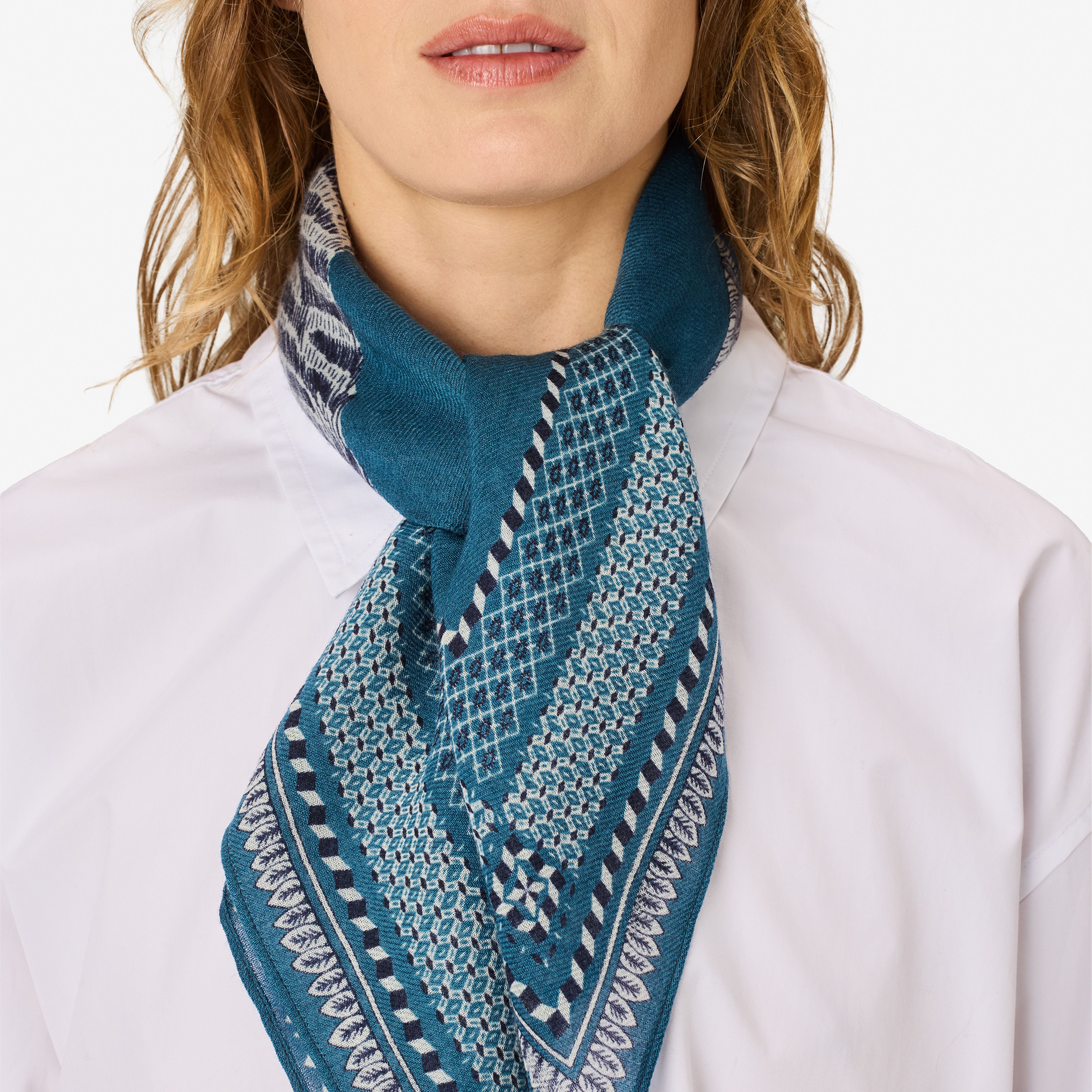 Square 70- Chouette - Blue