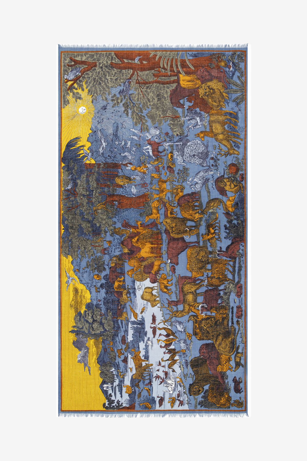 Schal 100 - Reve - Duck Blau