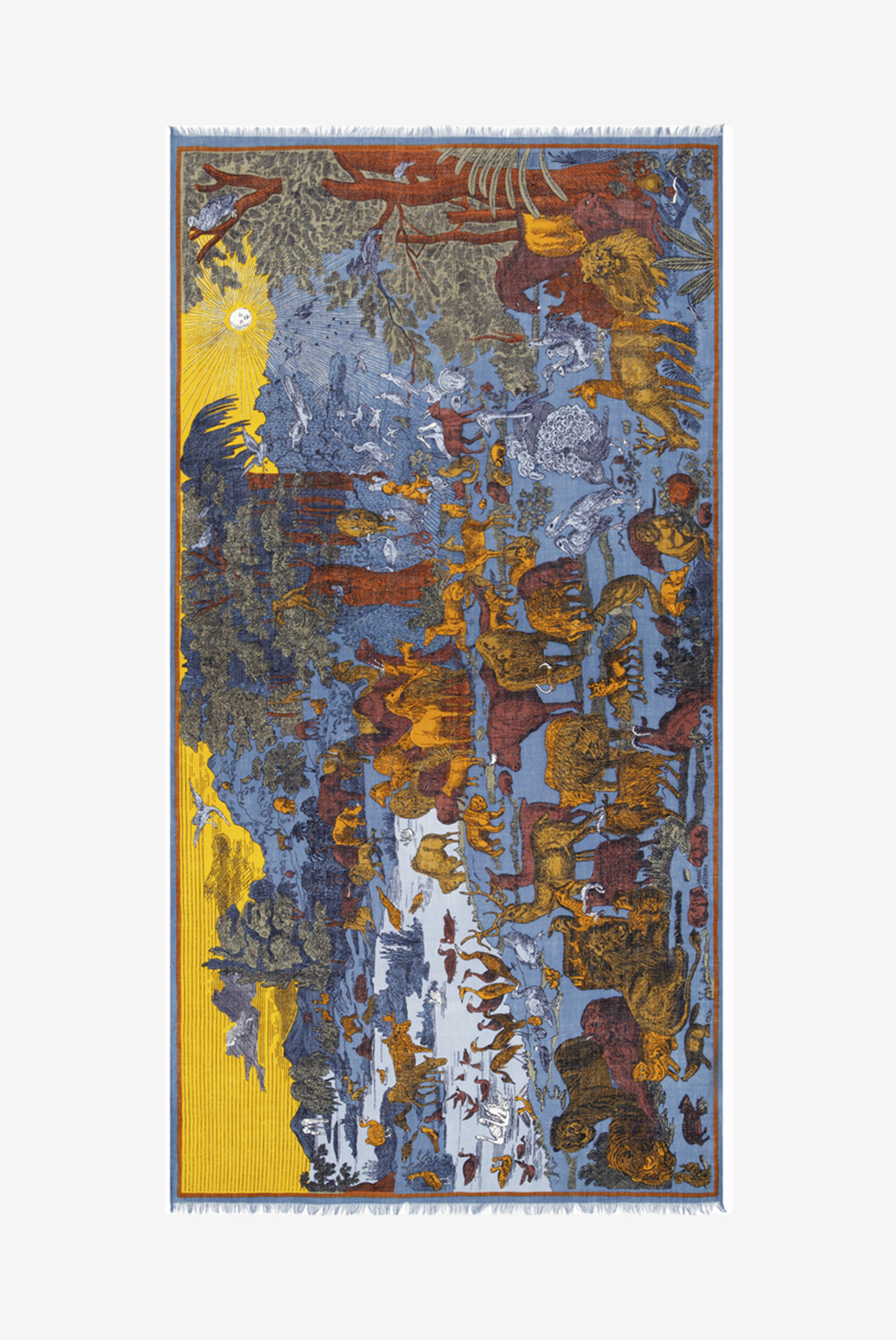 Schal 100 - Reve - Duck Blau