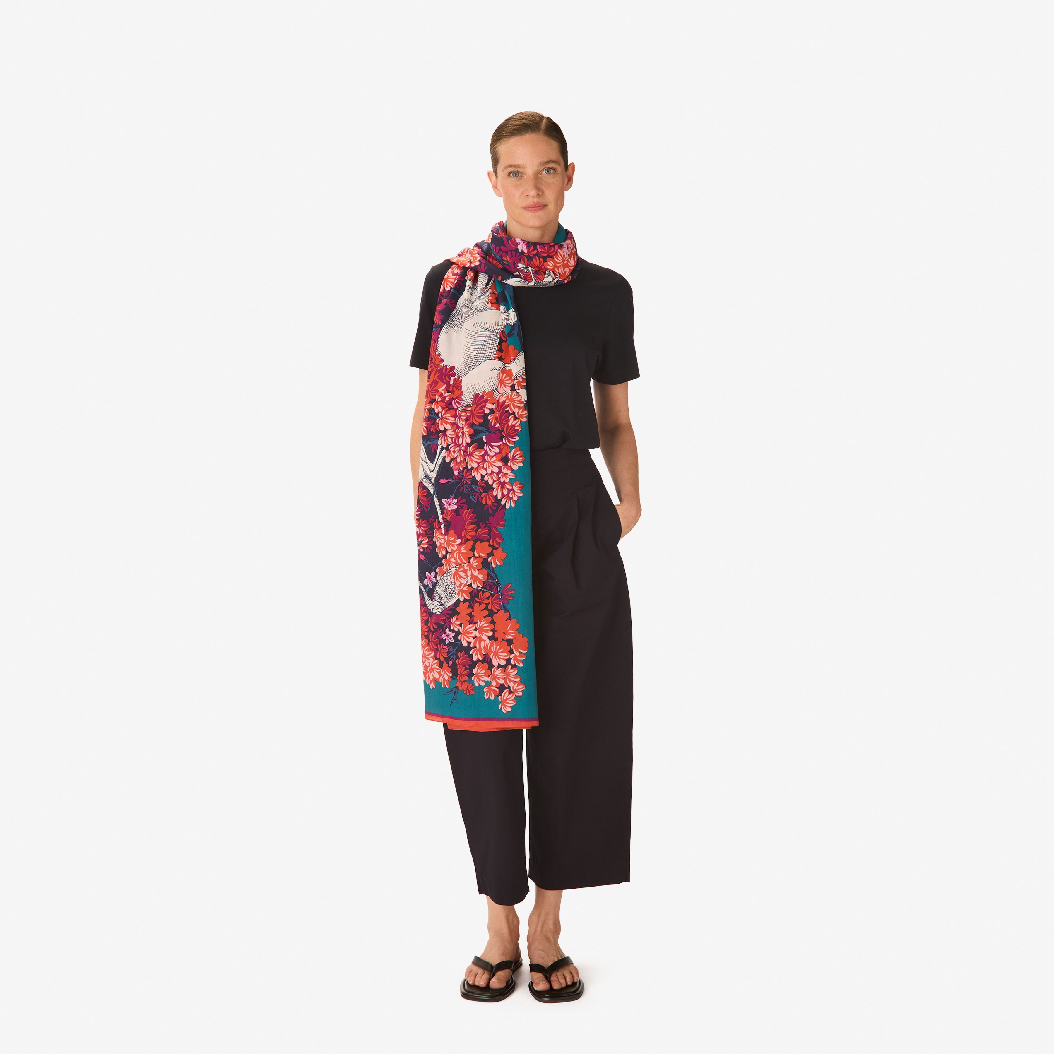 Bufanda 100 - Bestiaire - Rosa