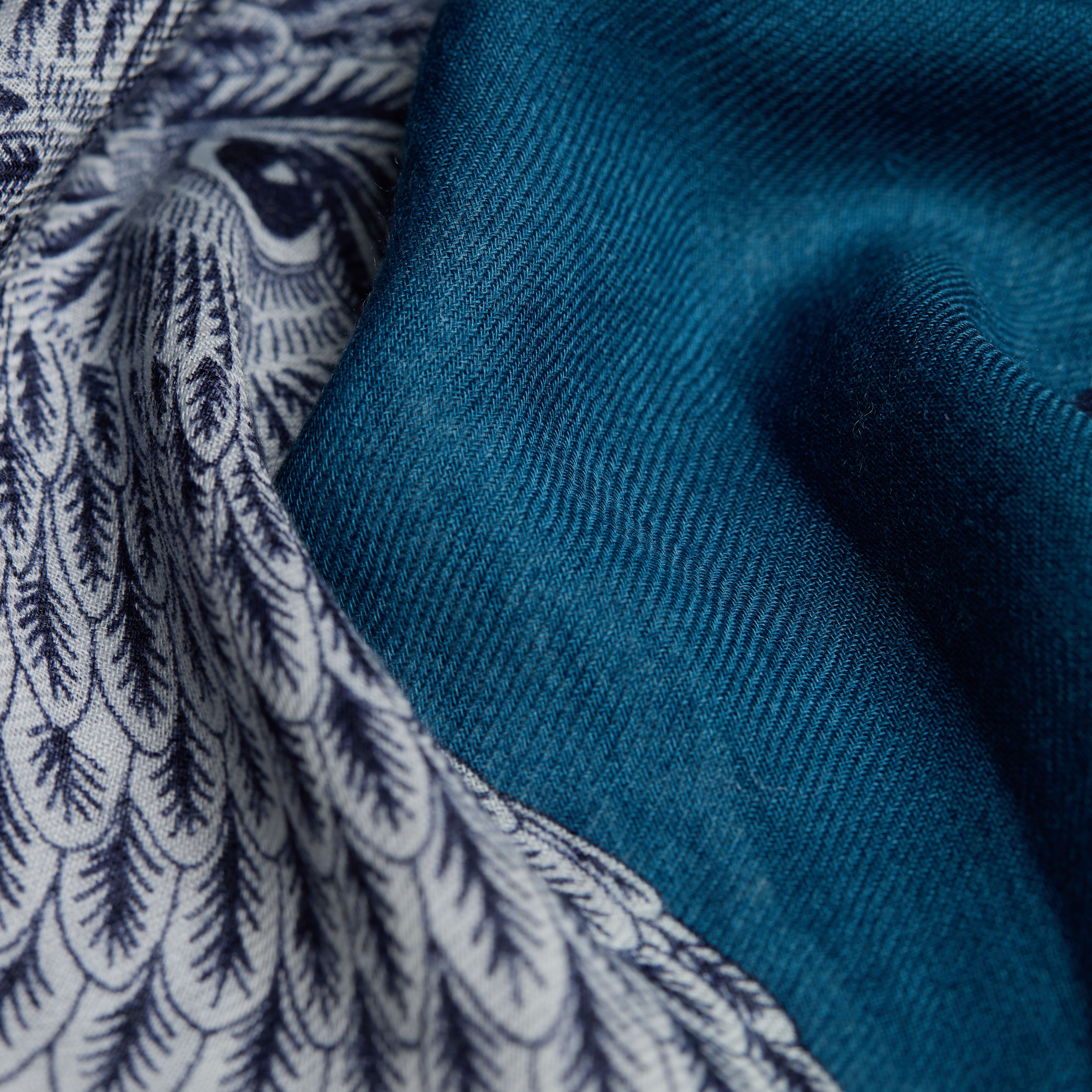Square 70- Chouette - Blue