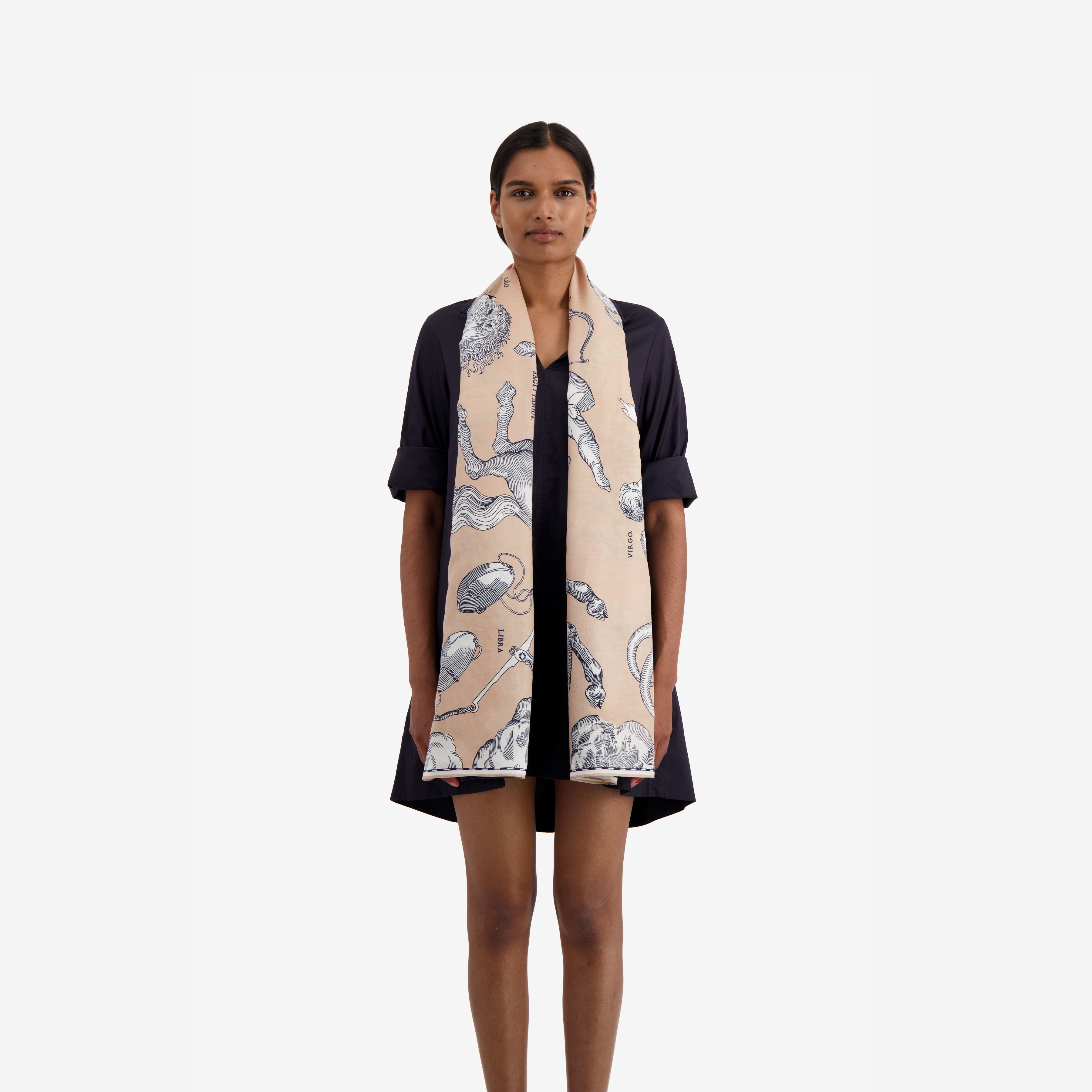 Scarf 100 - Astrologie - Natural