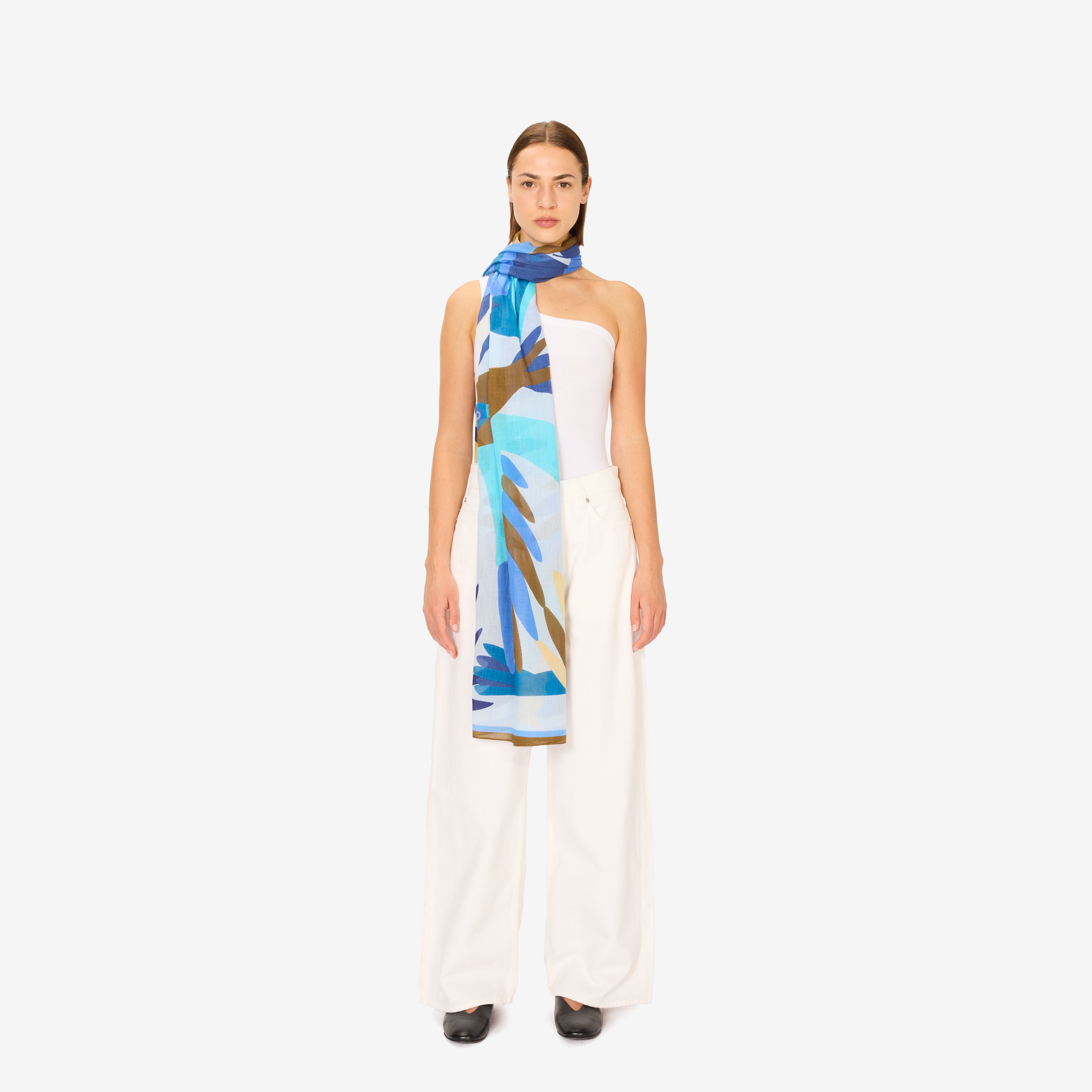 Scarf 100 - Voyage - Blue