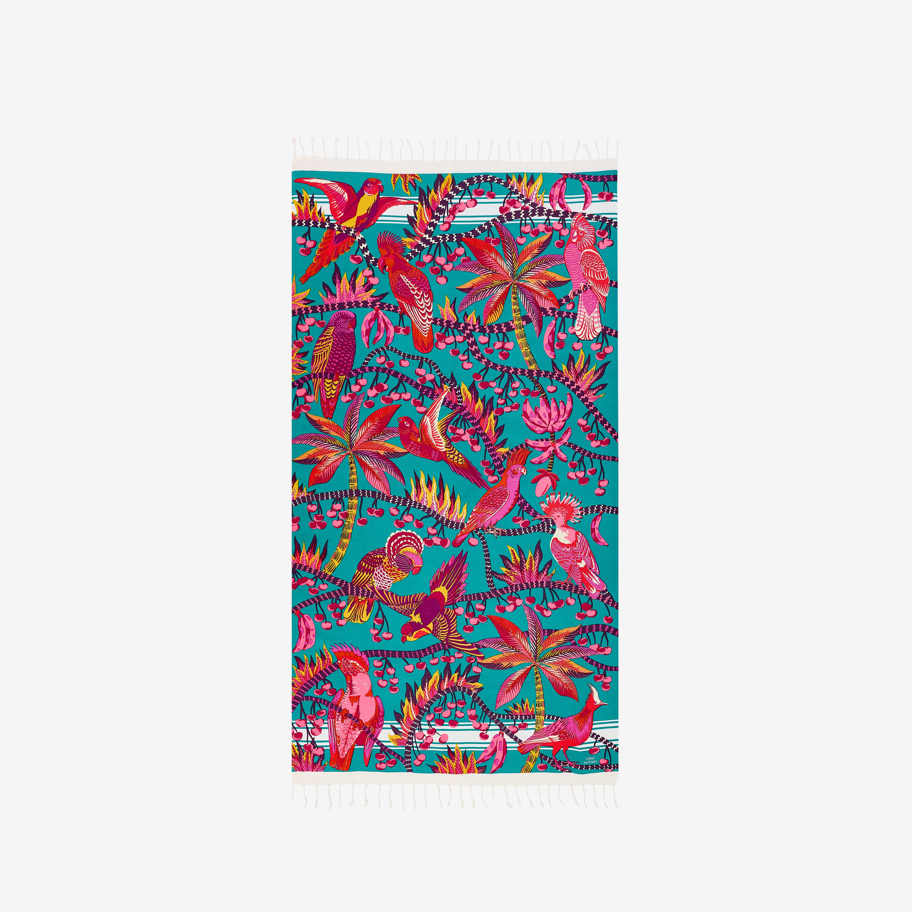 Fouta Towel 100 - Cerise - Emerald