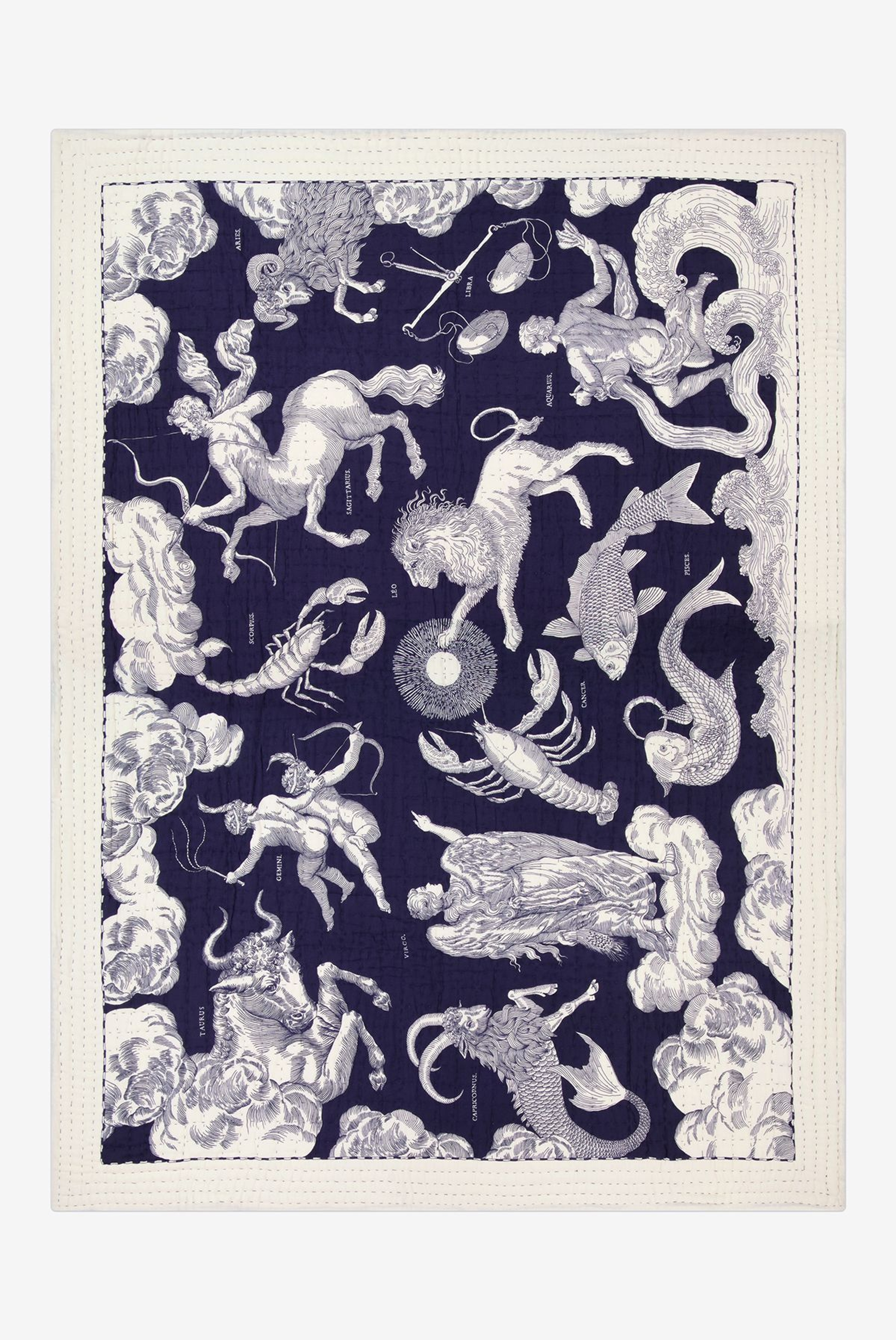 Quilted Cover 140 - Astrologie - Navy