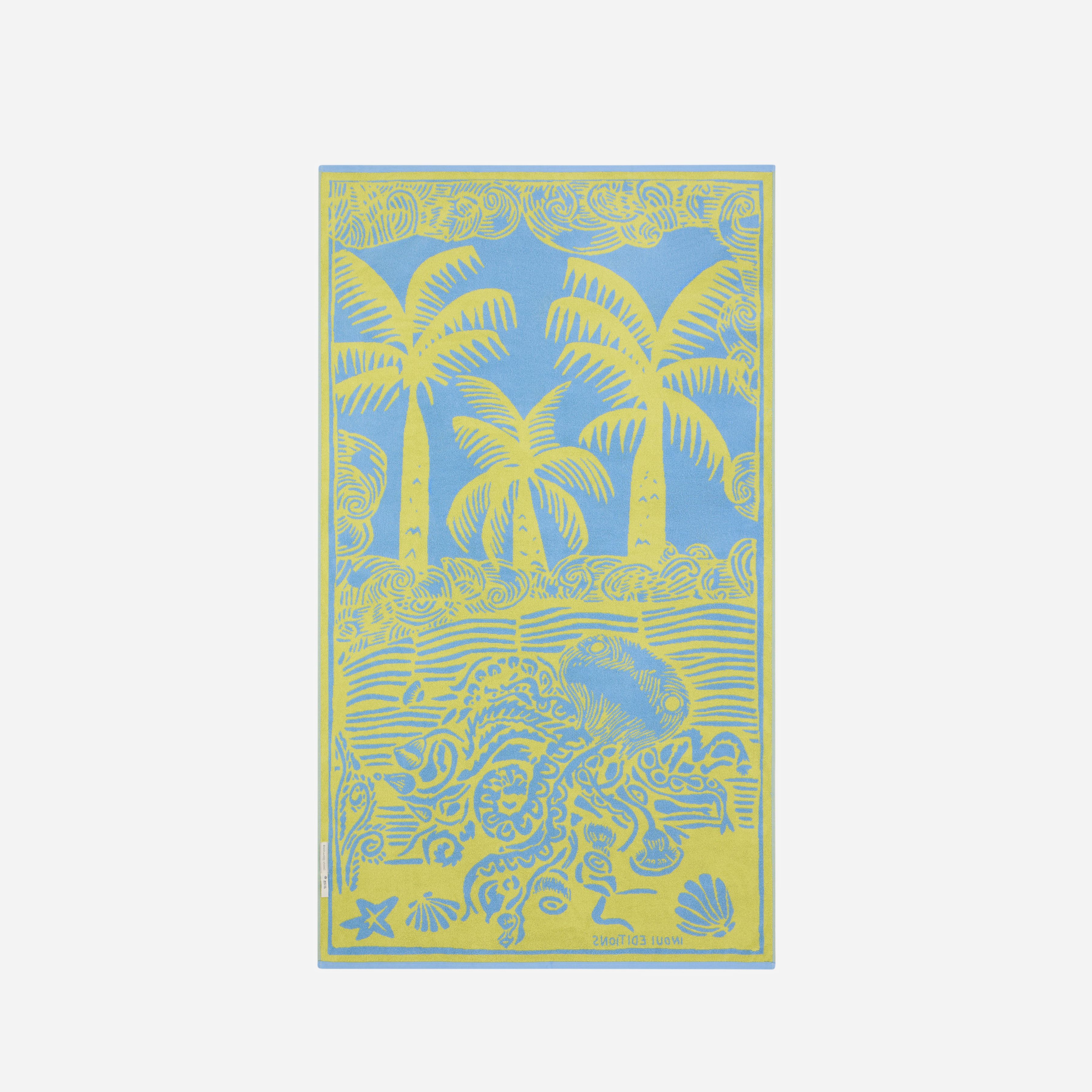 Beach Towel - Poulpe - Yellow