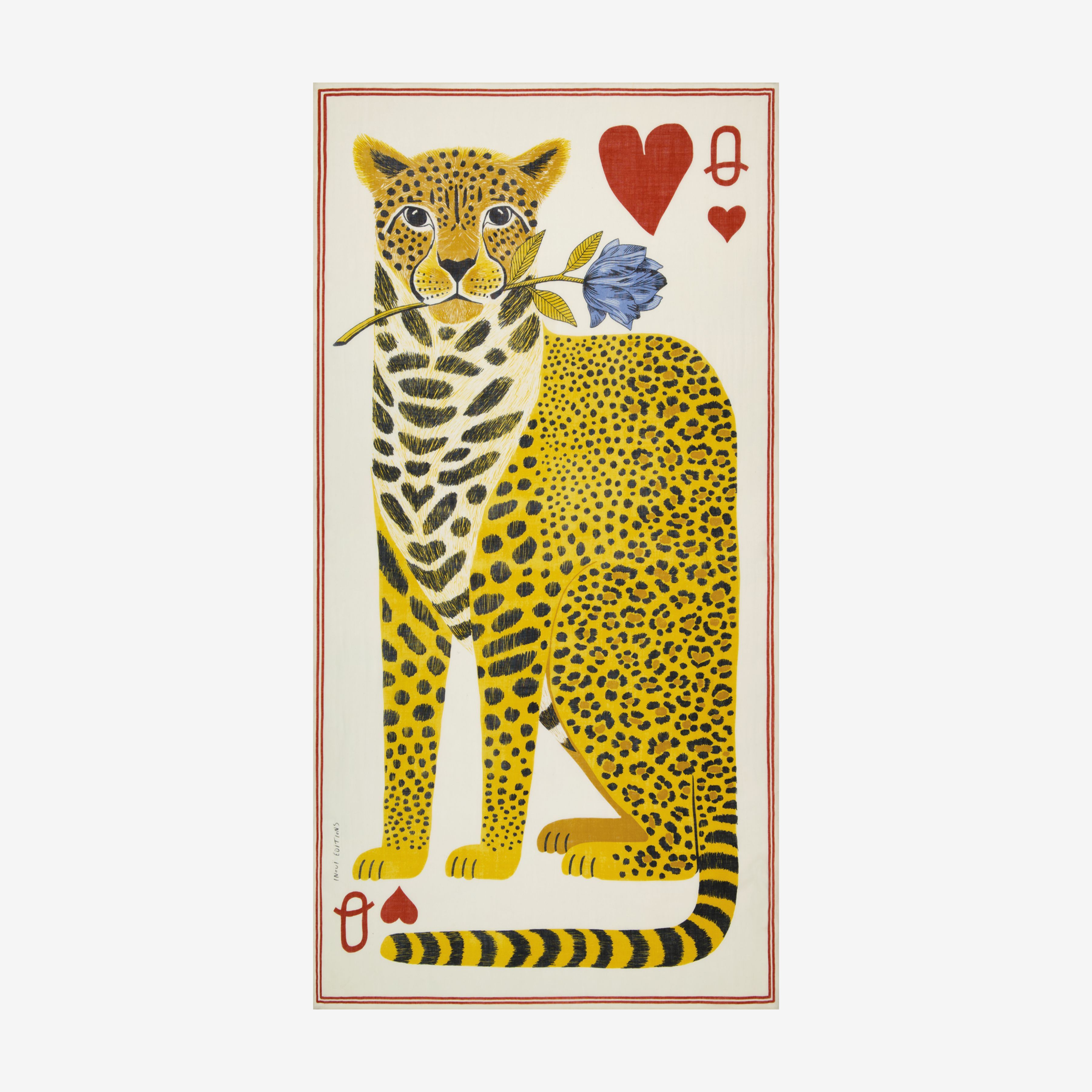 Écharpe 100 - Queen - Jaune