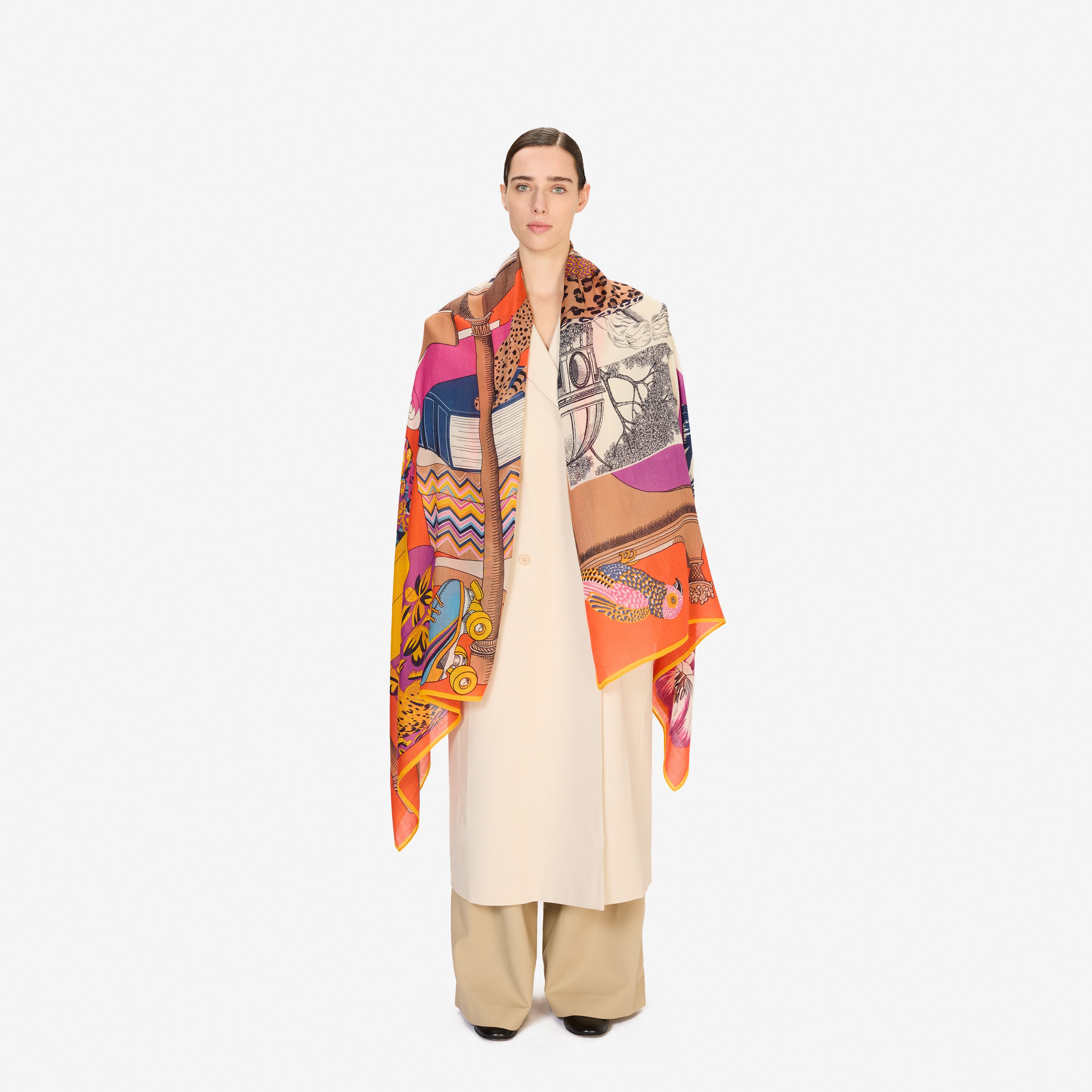 Bufanda 100 - Atelier - Naranja
