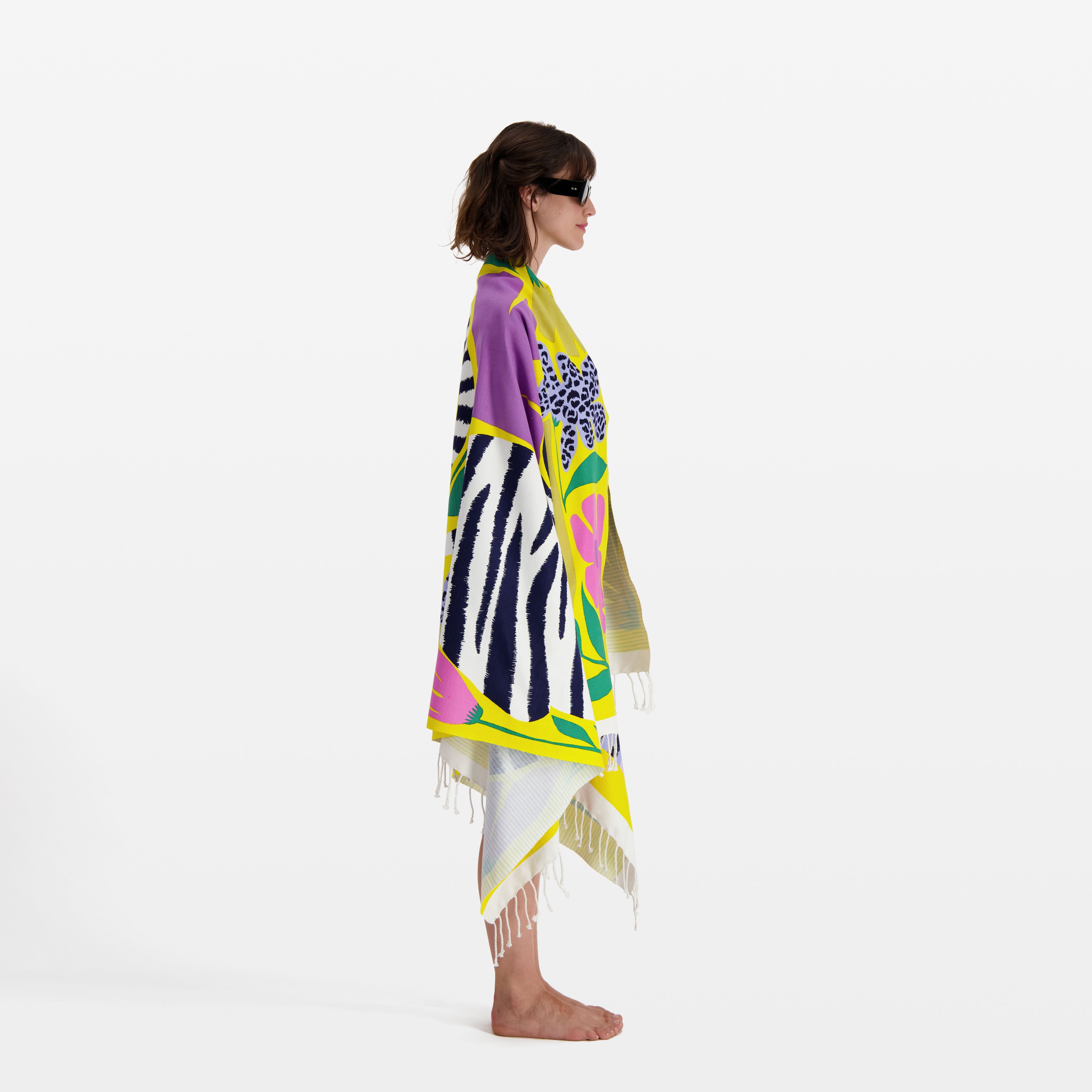 Fouta Towel 100 - Folk - Yellow