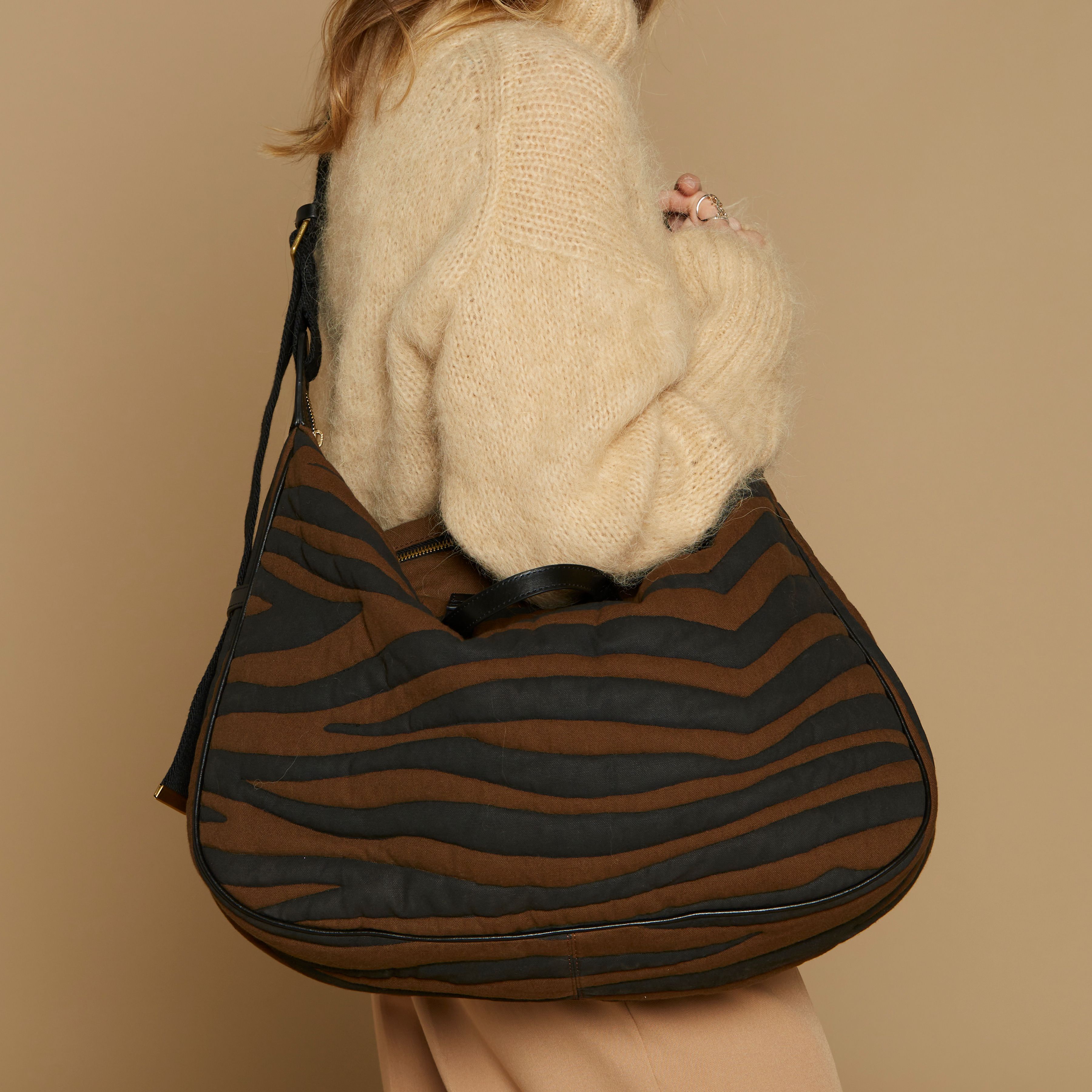Moon Bag L - Tiger - Khaki