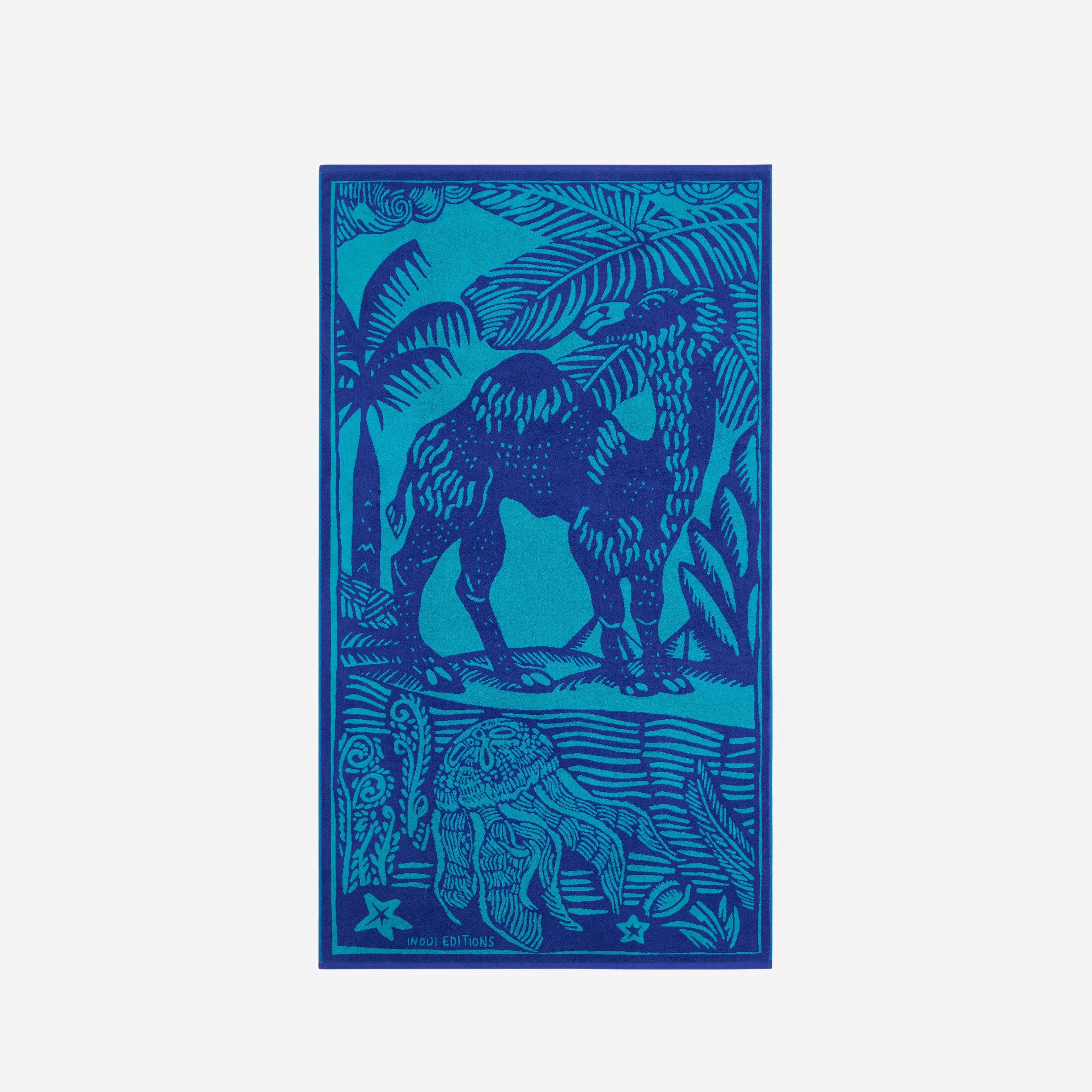 Beach Towel - Dromadaire - Blue