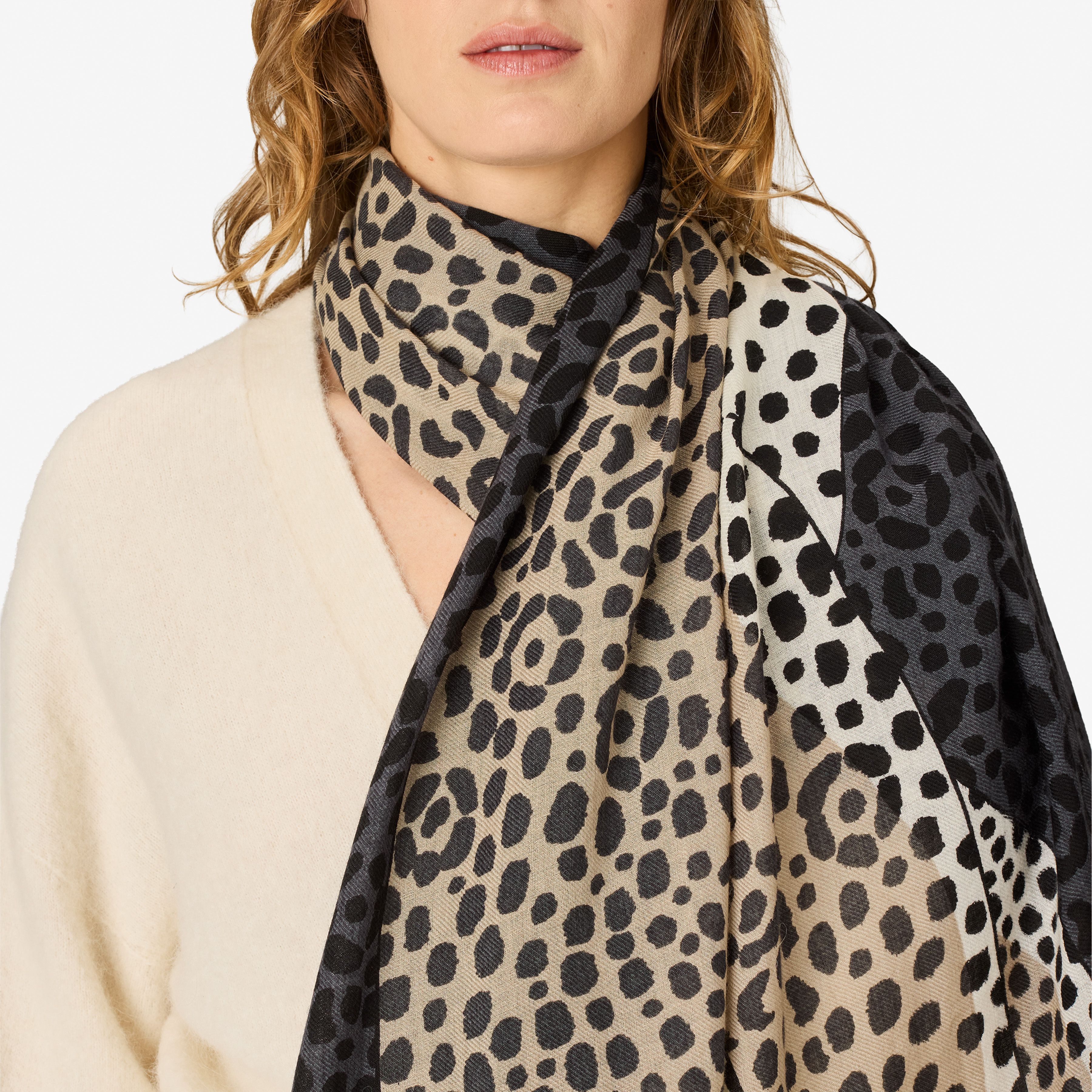 Scarf 100 - Felis - Grey